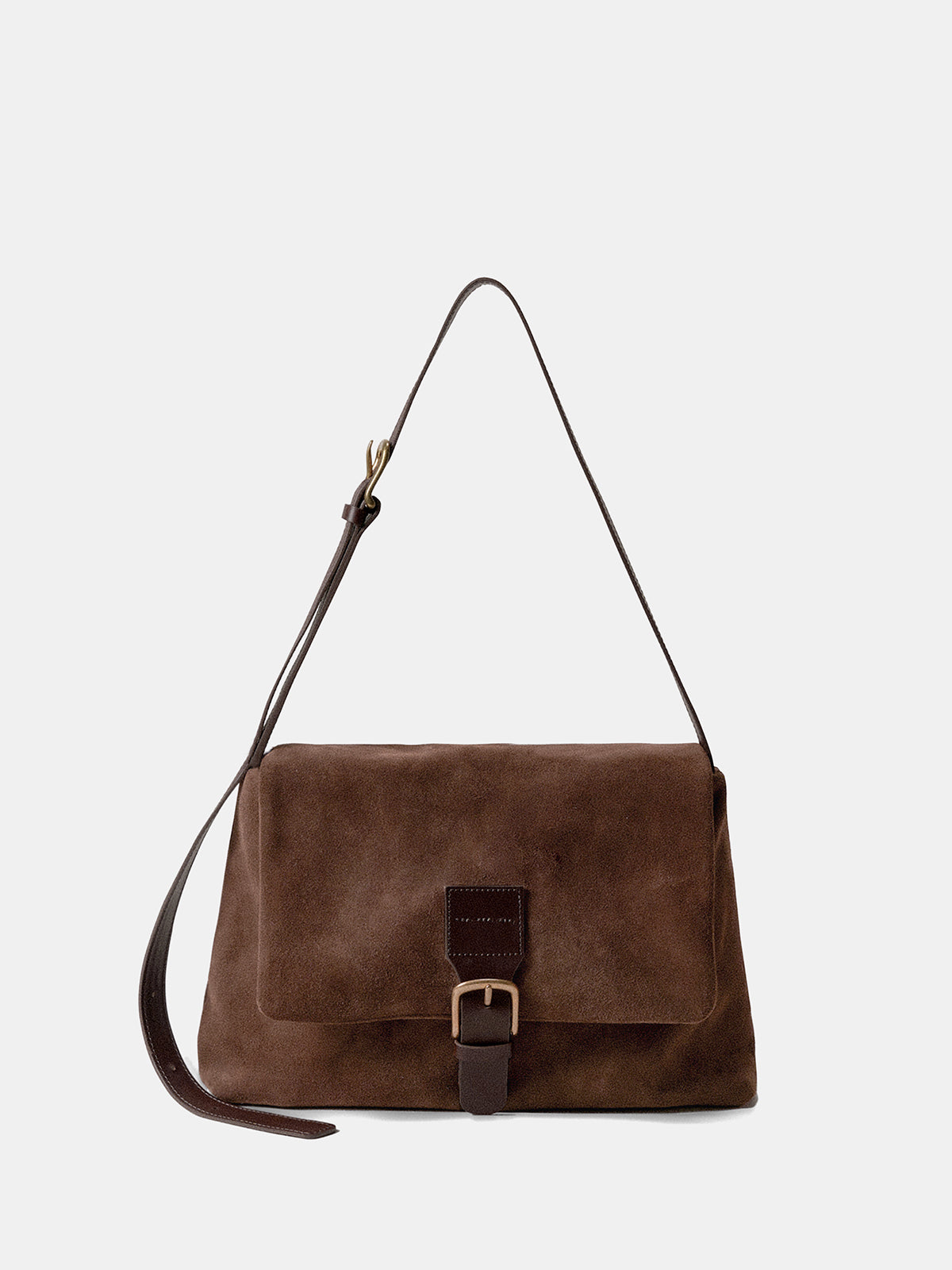 Sac bandoulière effet daim