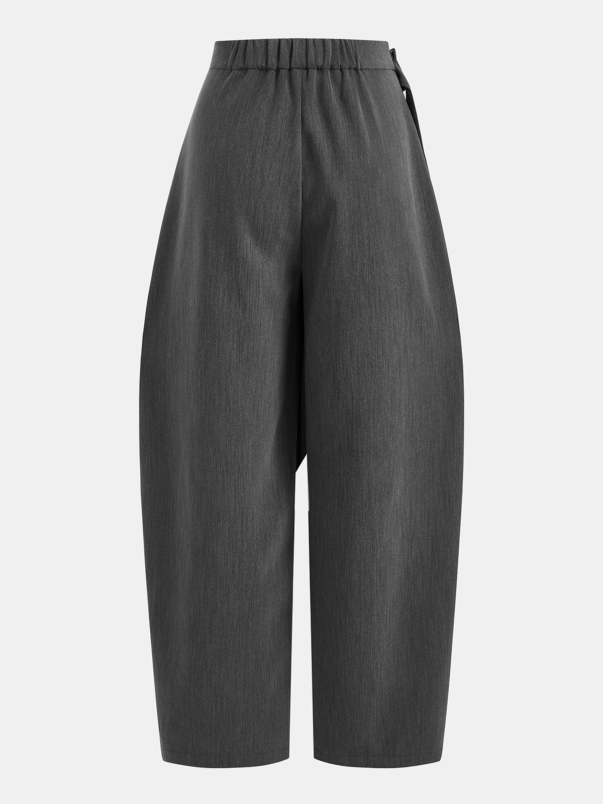 Pantalon large portefeuille asymétrique