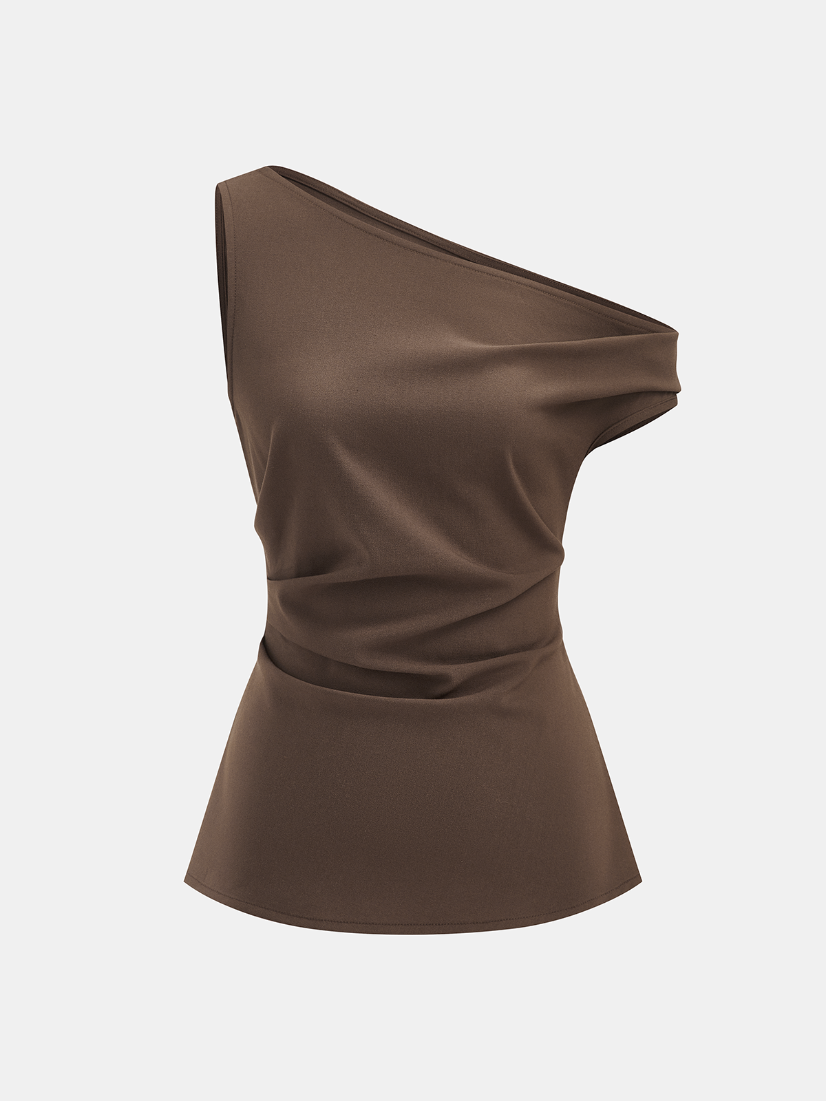 Carmenbluse mit Raffung