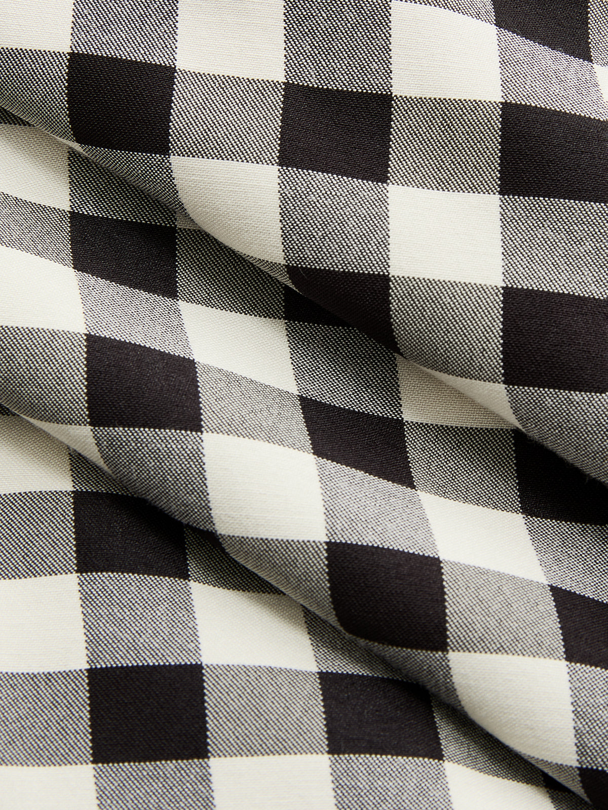 Ärmelloses Maxi-Kleid aus Gingham mit Spitze