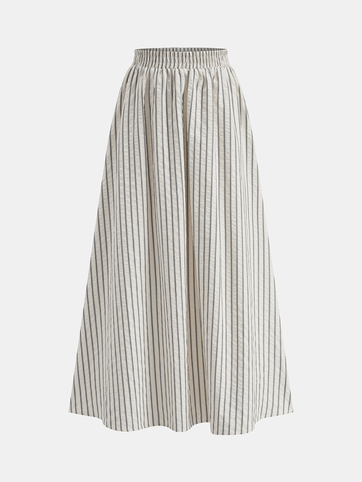 Striped Peplum Cami Top & Wide-Leg Pants Set
