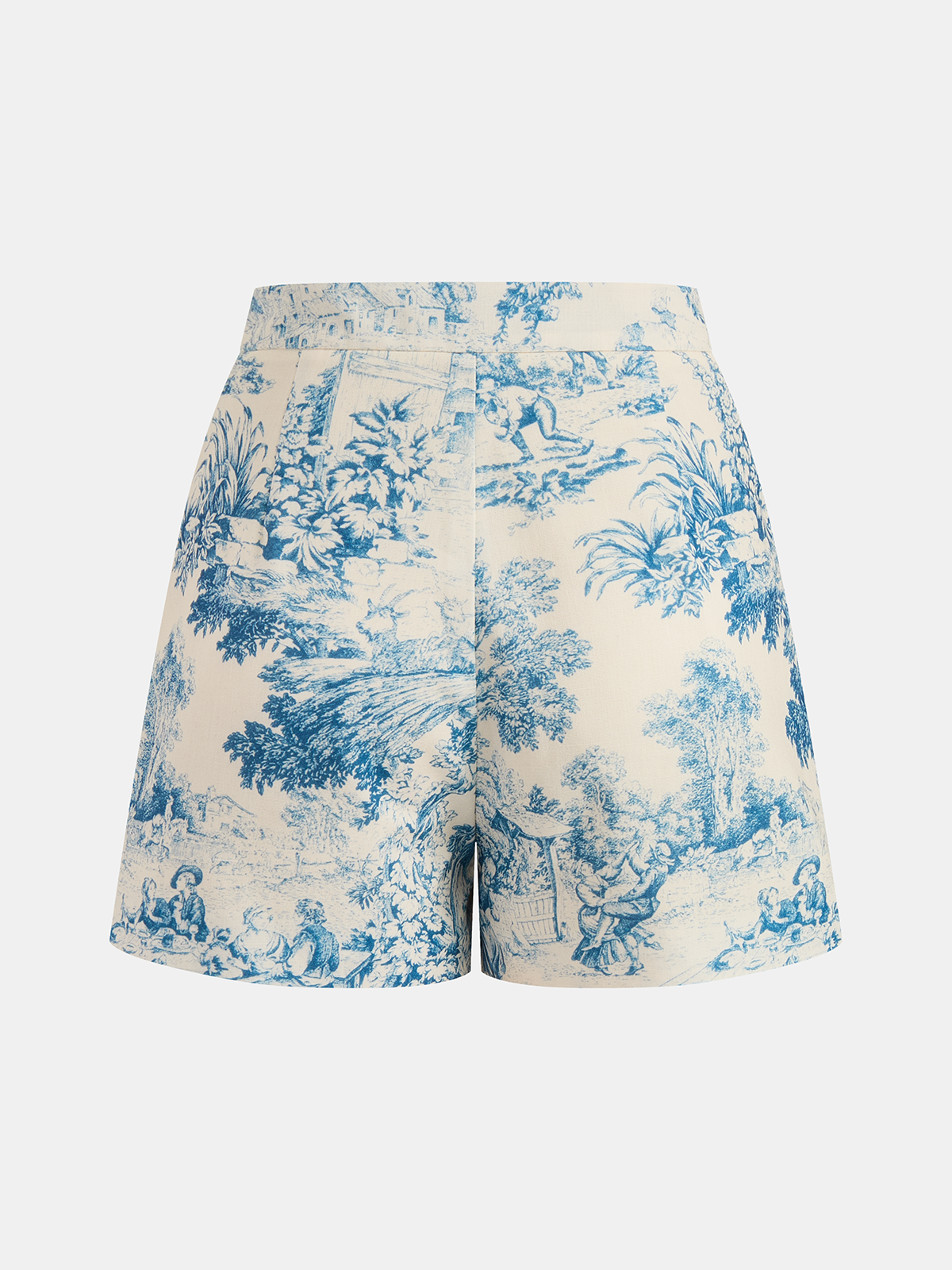 Ensemble short et gilet sans manches imprimé toile