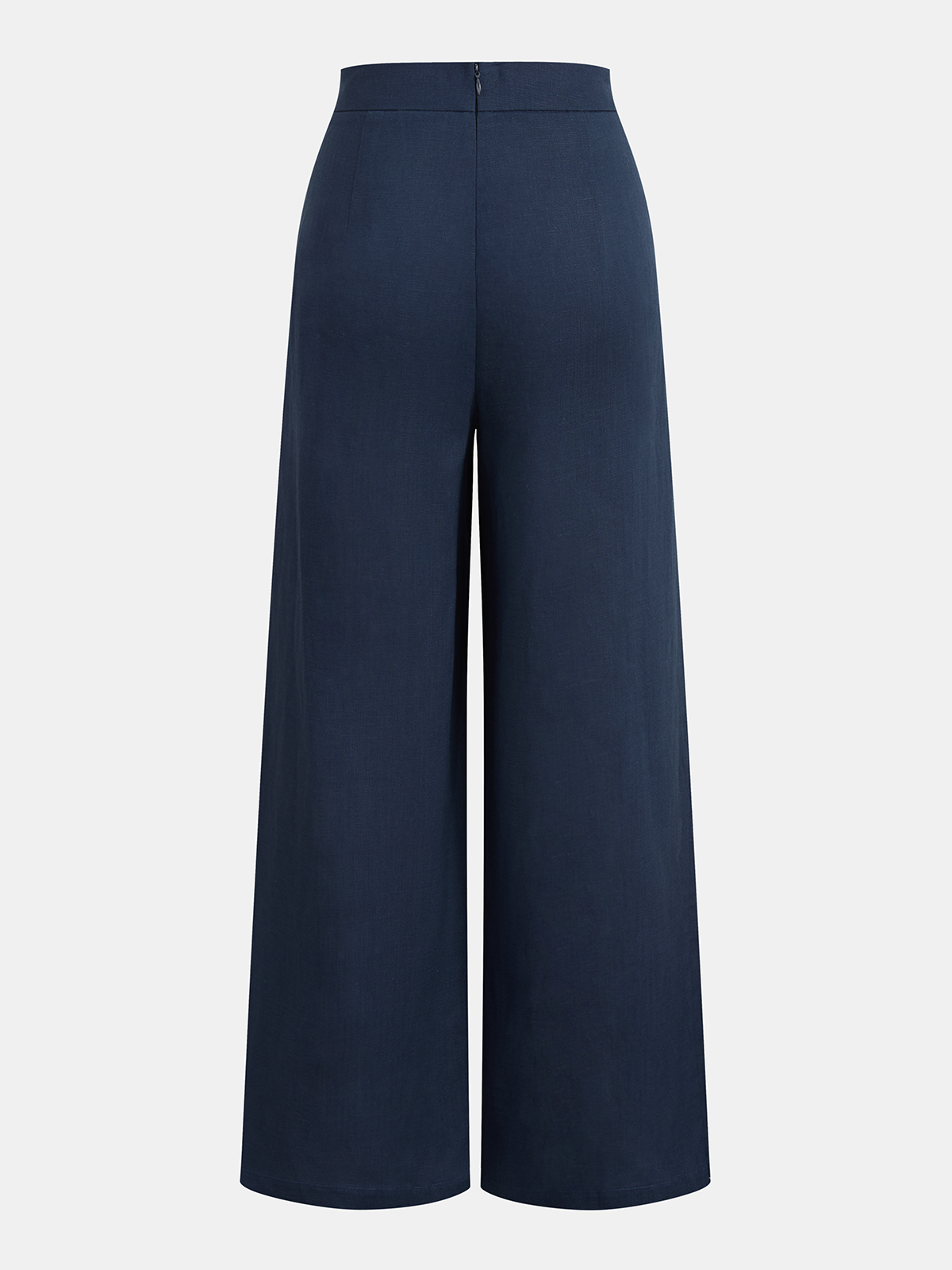 Mid-Waist Bow Wide-Leg Hose
