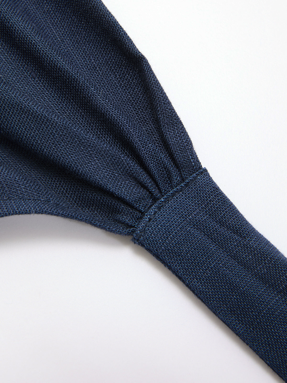 Mid-Waist Bow Wide-Leg Hose