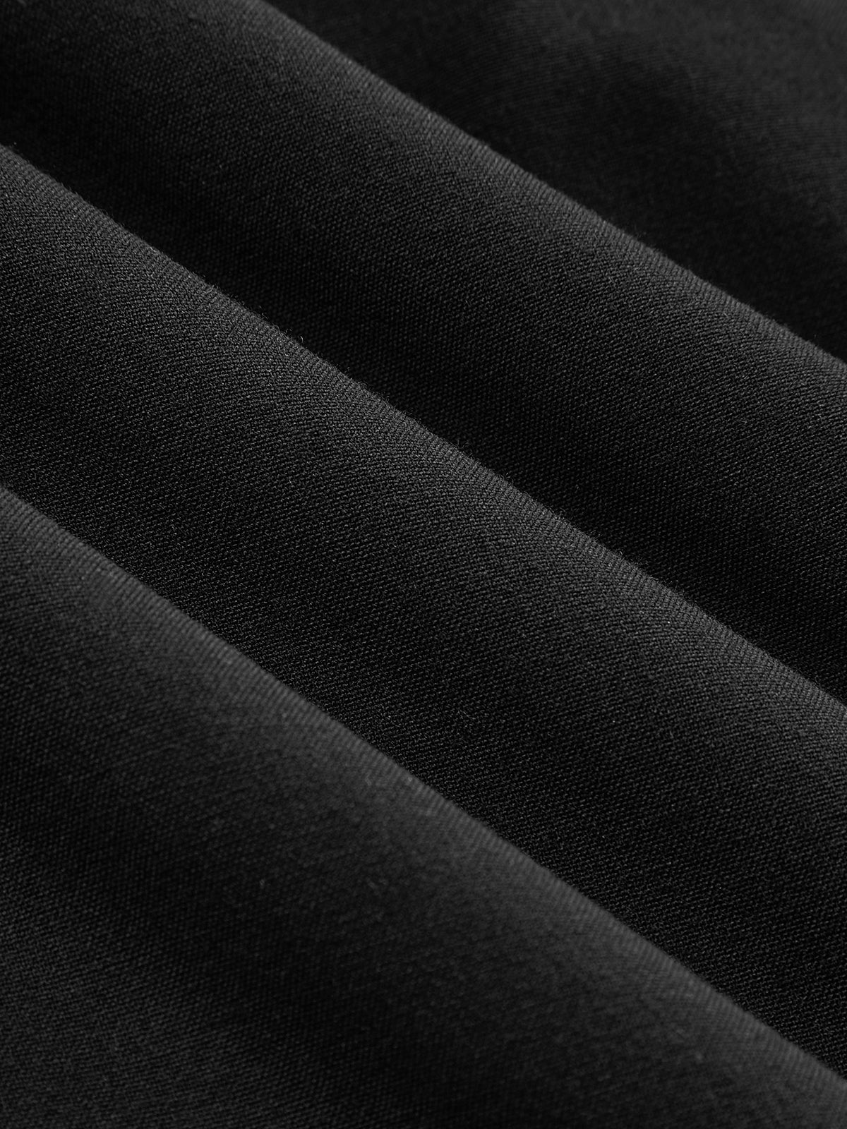 Ensemble haut froncé sans manches et pantalon plissé