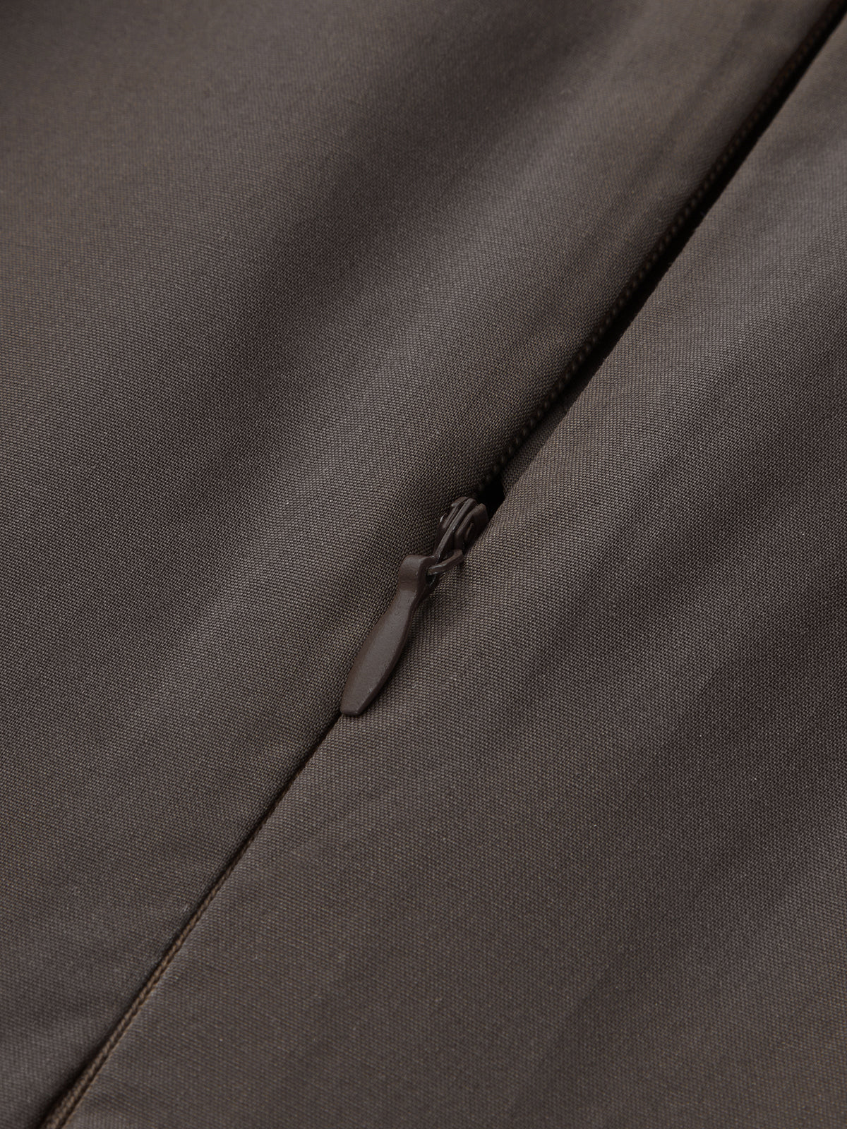 Tencel-Blend Asymmetric Wrap Blouse