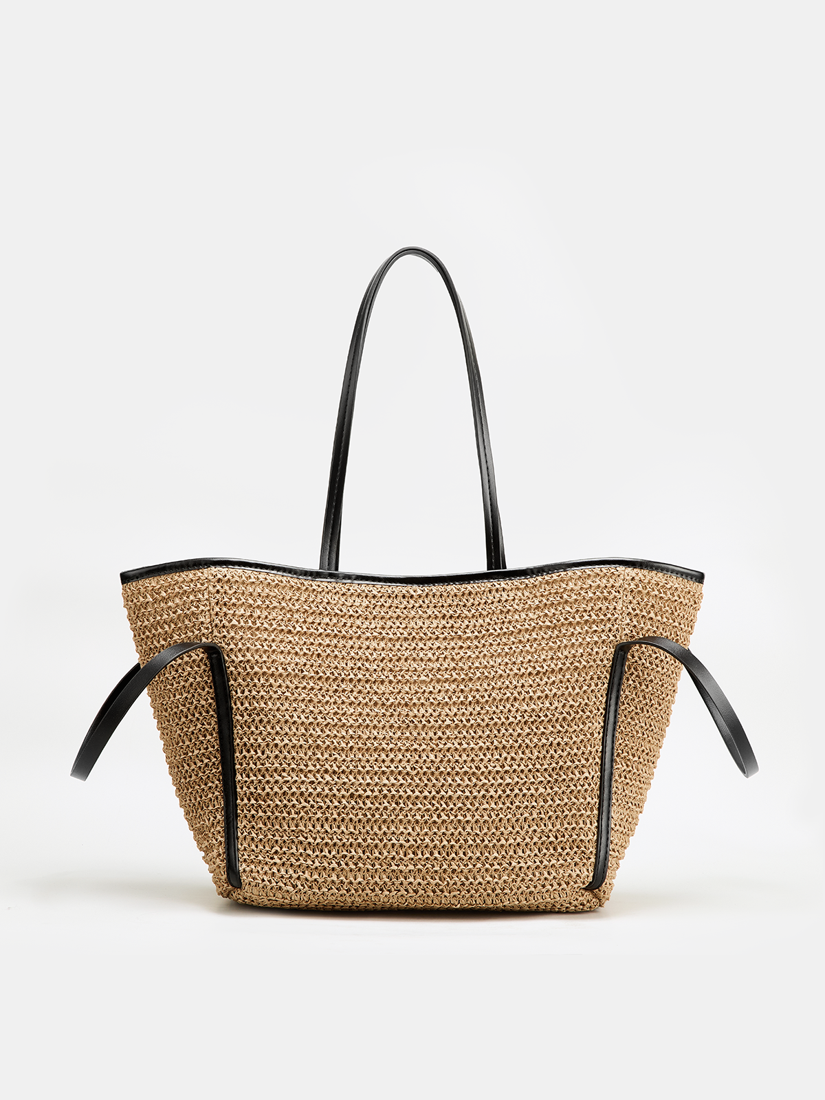 Grand sac fourre-tout en paille tressée