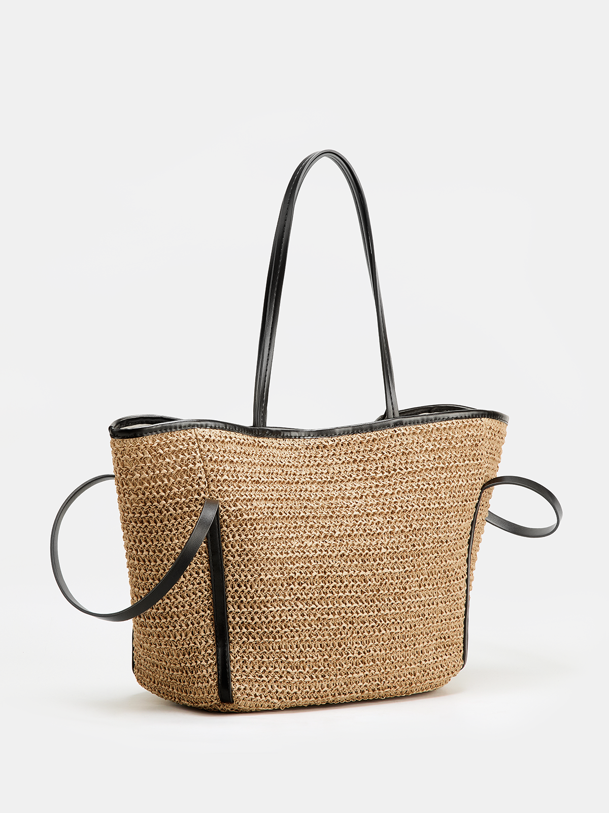 Large Straw Woven Tote Bag