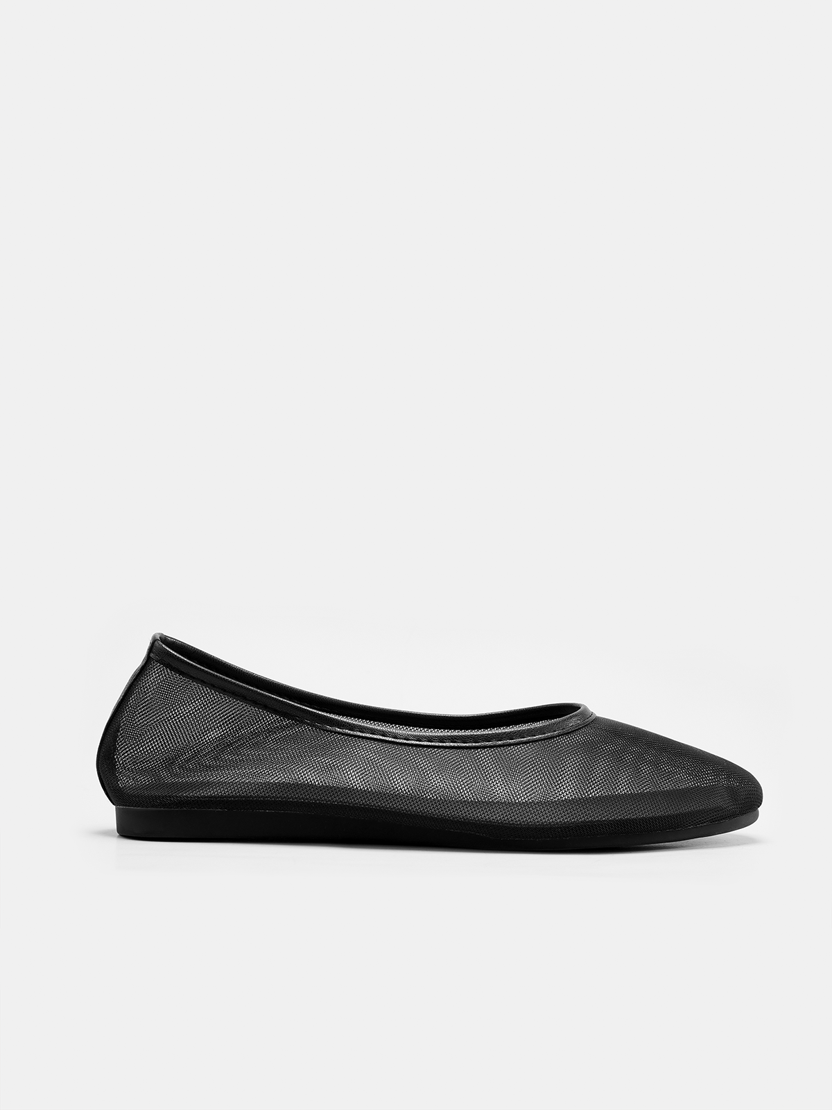 Mesh Round Toe Ballet Flats