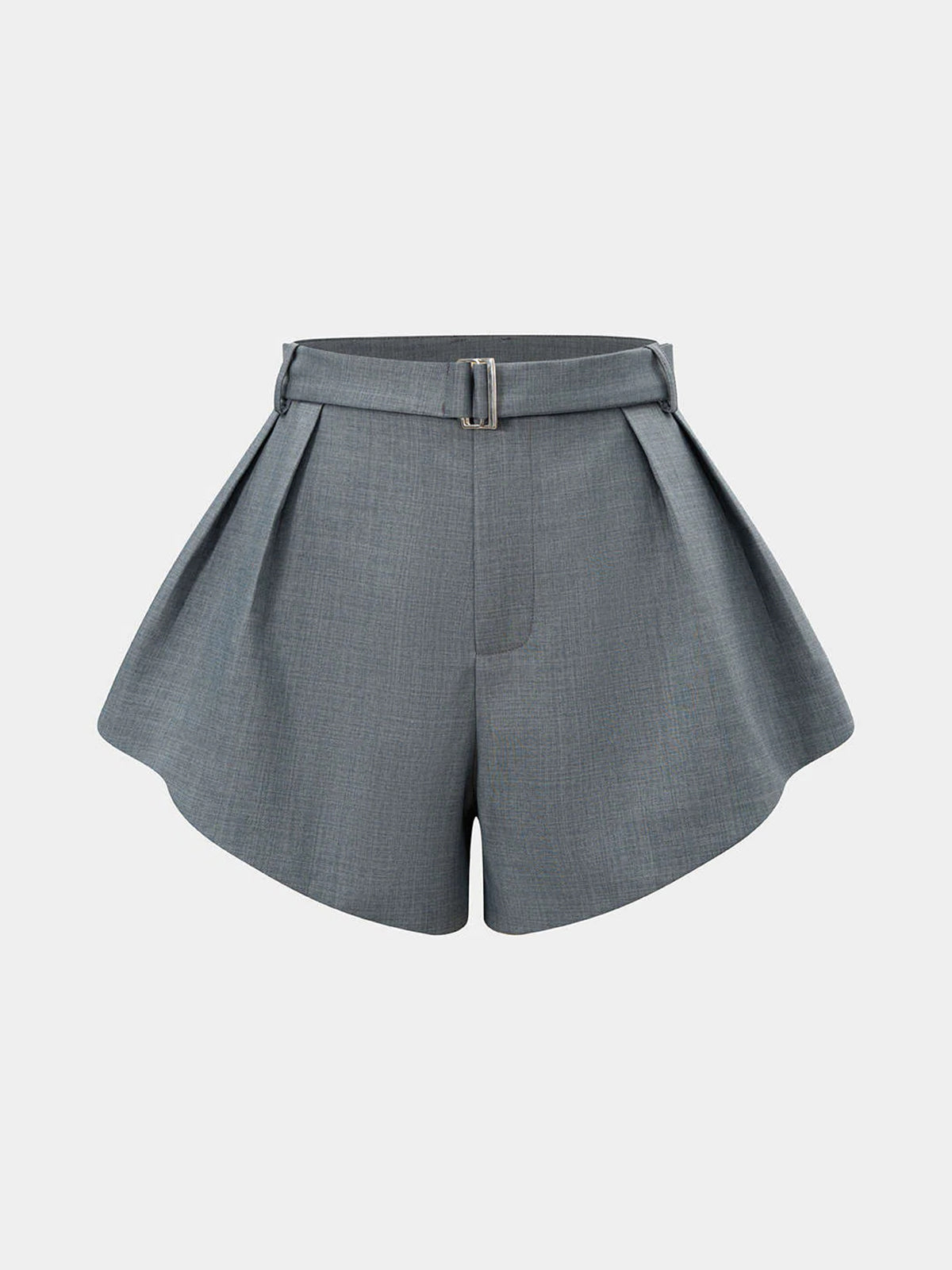 Shorts mit Gürtel, Bundfalten und maßgeschneidertem Schnitt