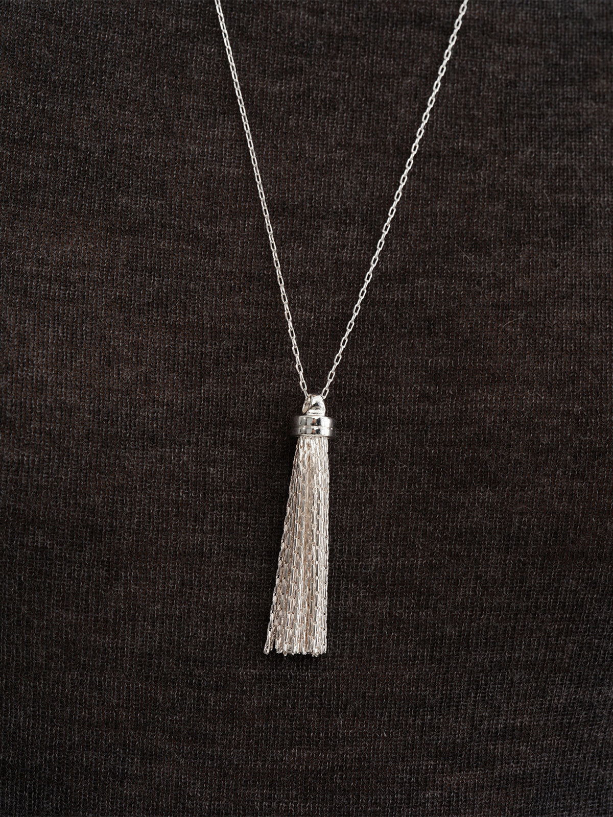 Tassel Pendant Long Chain Necklace