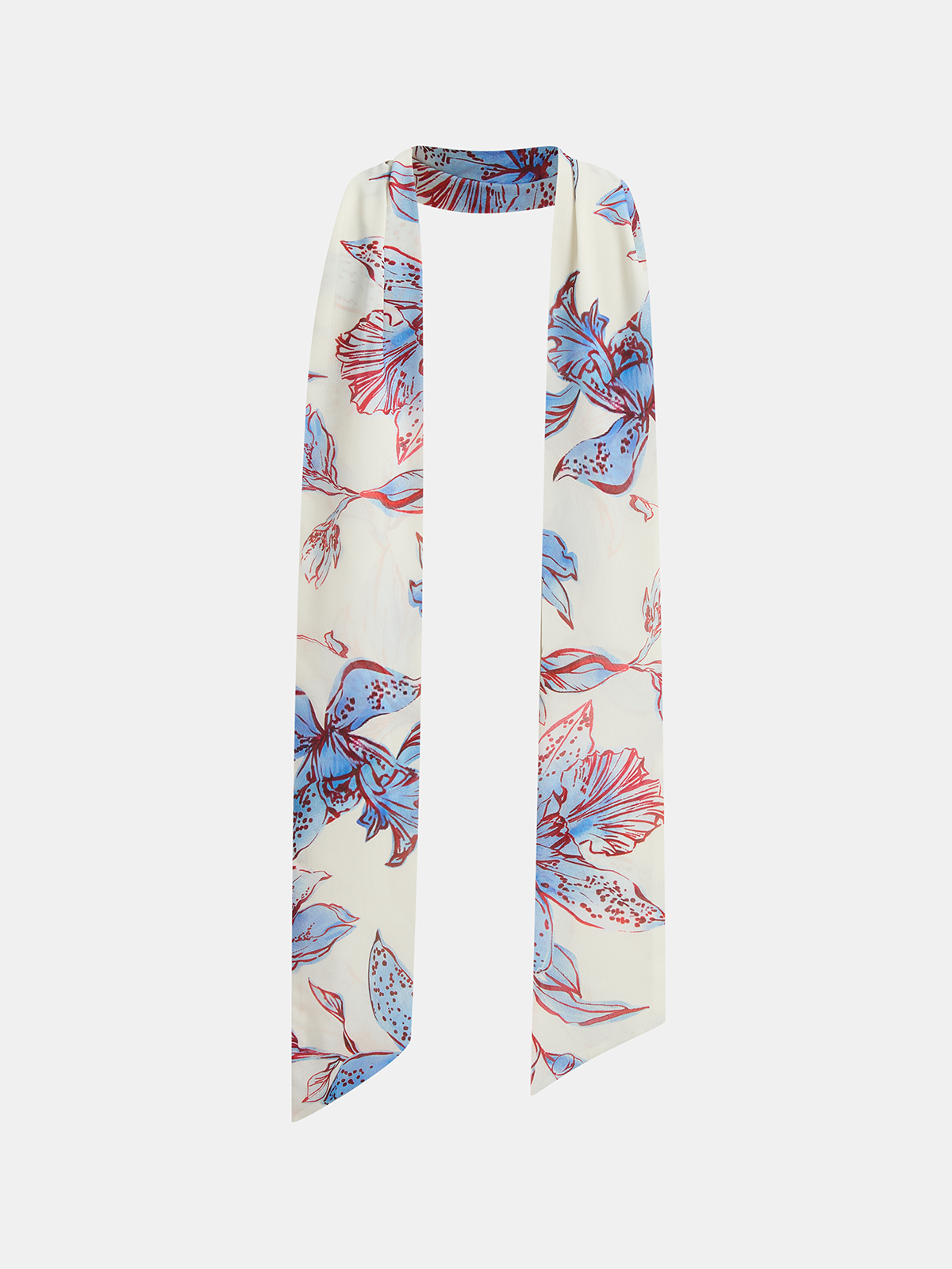 Geblümtes Neckholder-Maxikleid