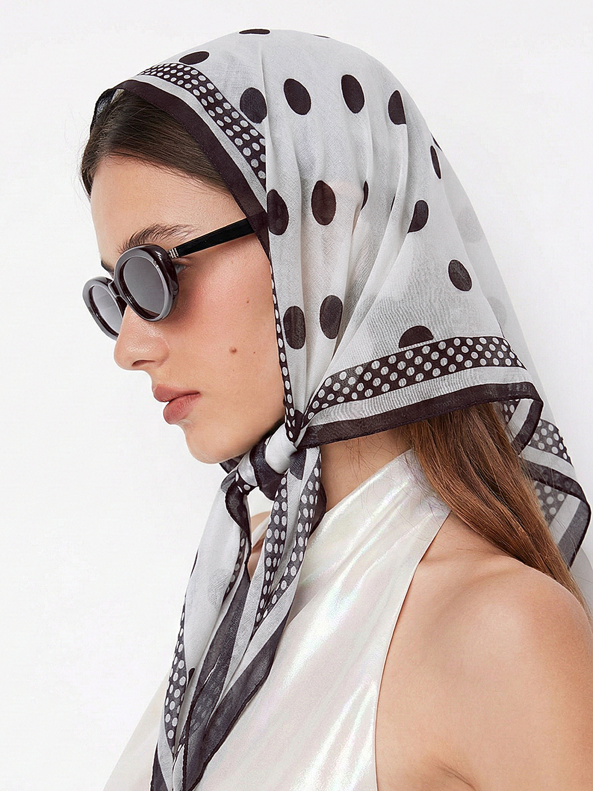 Polka Dot Fashion Scarf