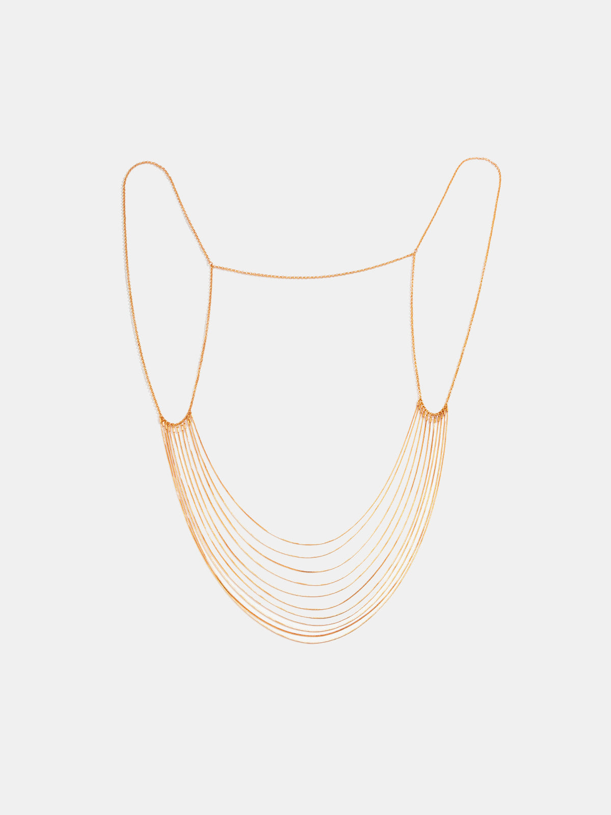 Multi Layer Draped Back Body Chain