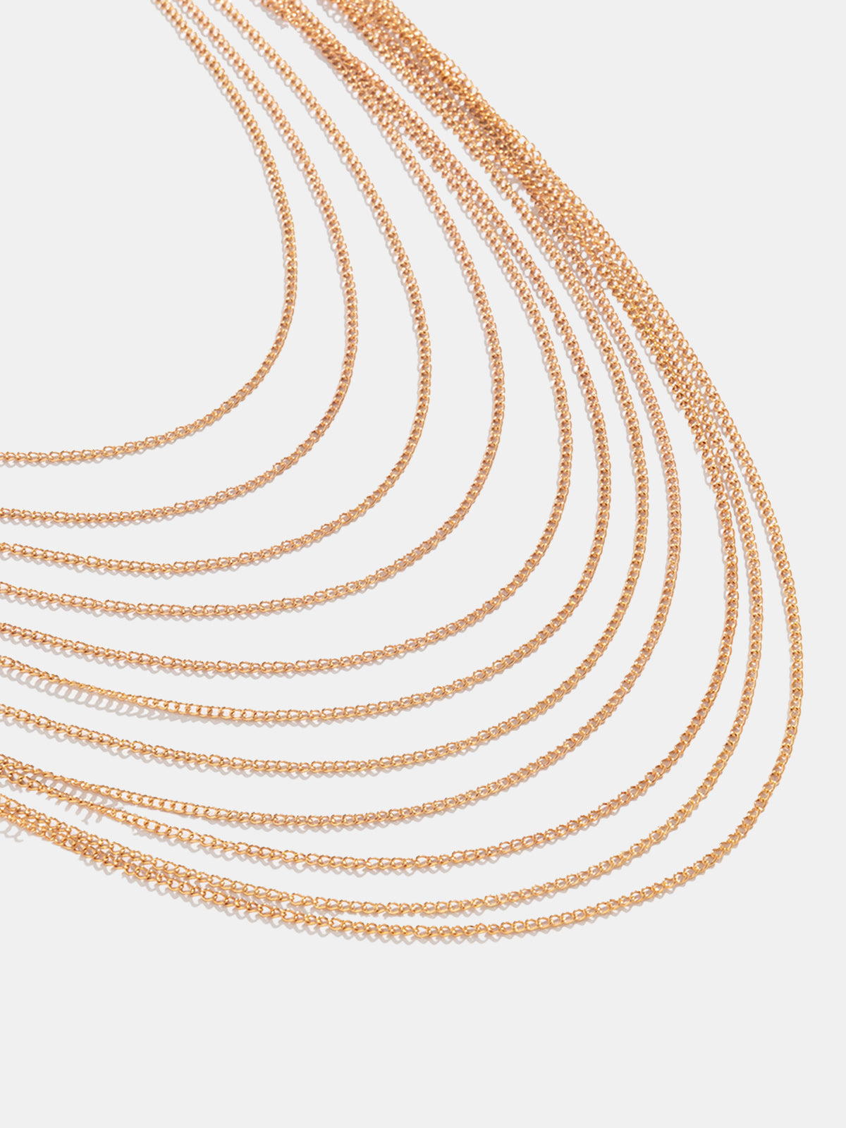Multi Layer Draped Back Body Chain