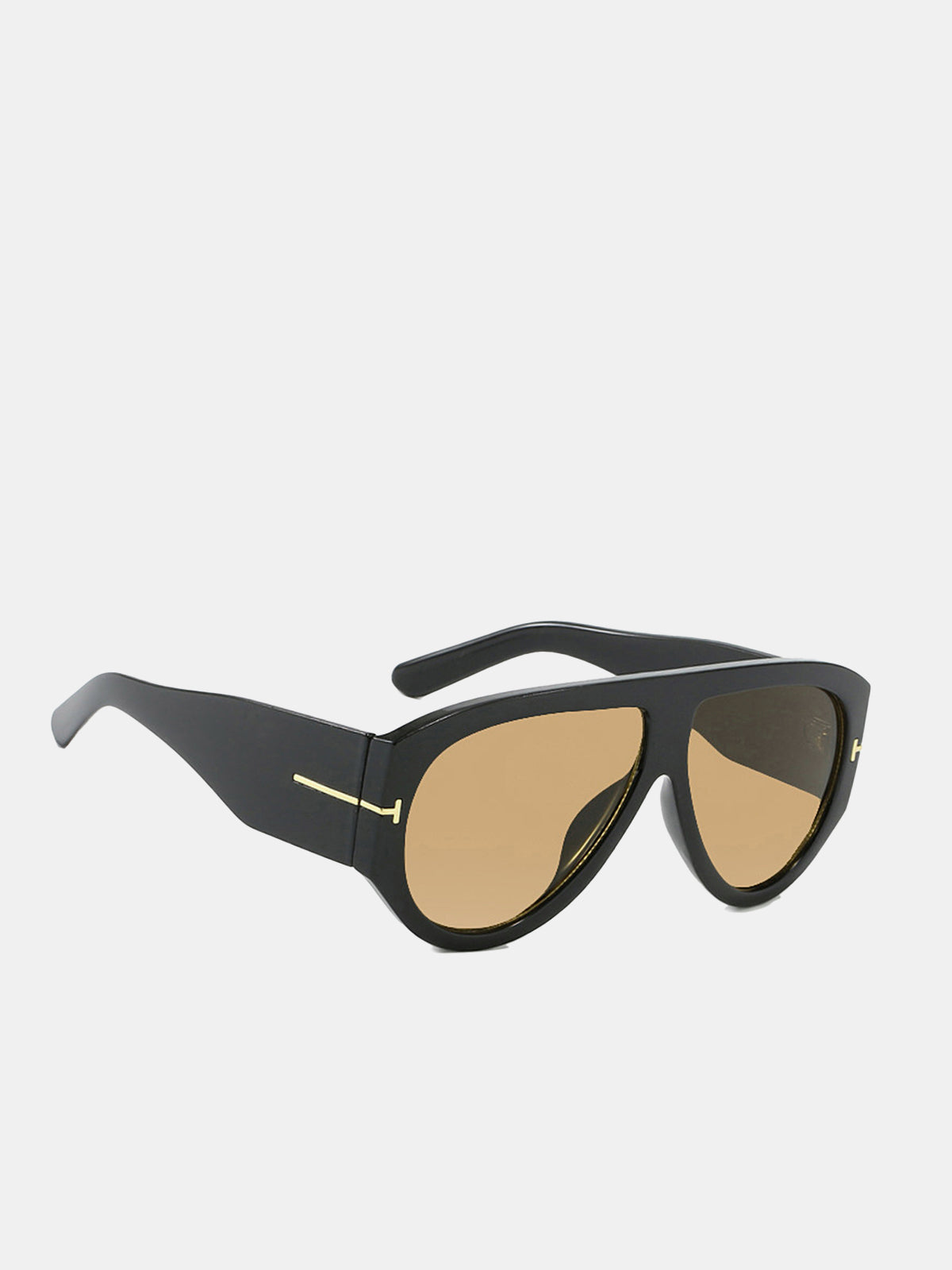 Trendy Oversized Shield Sunglasses