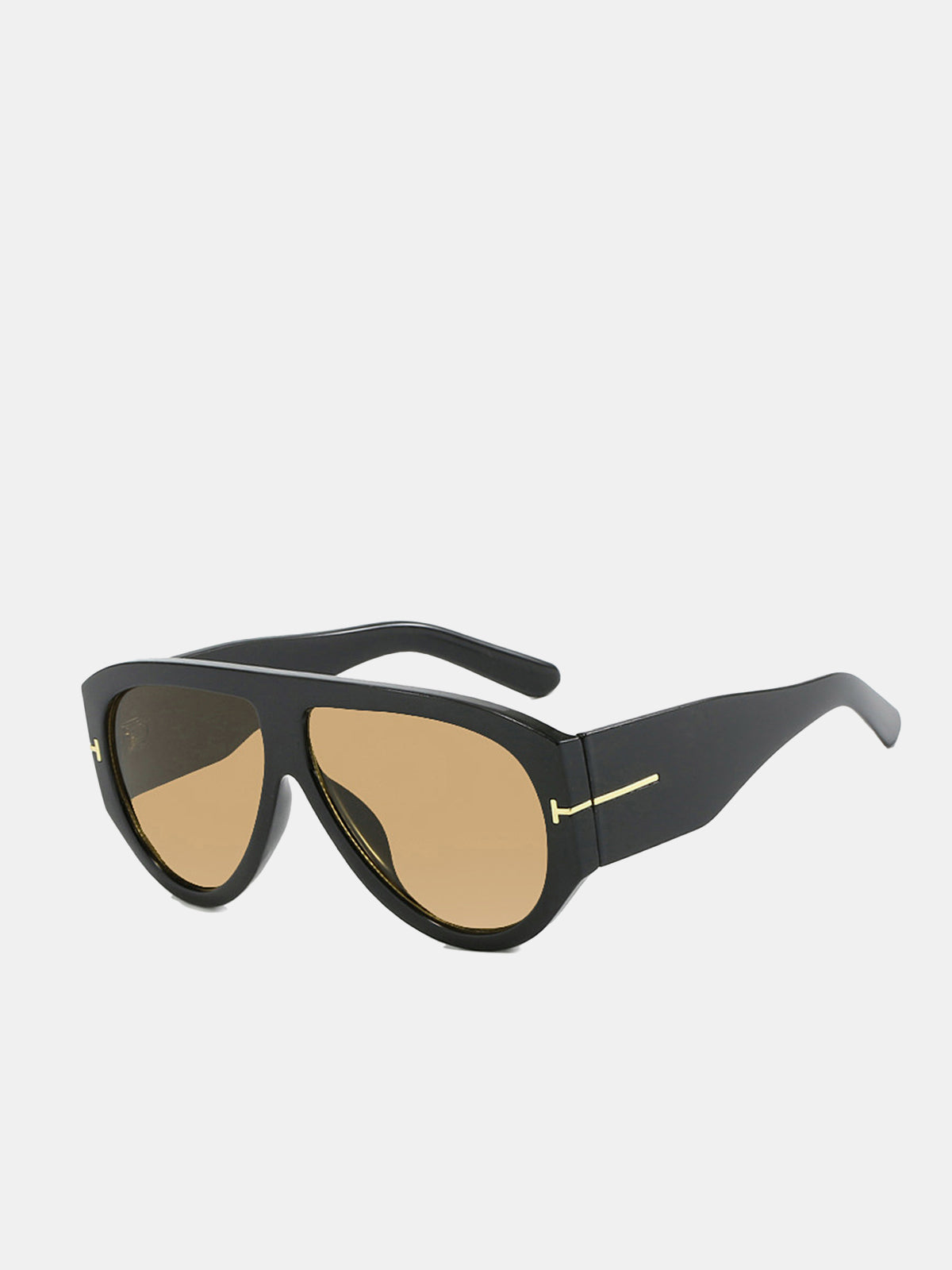 Trendy Oversized Shield Sunglasses