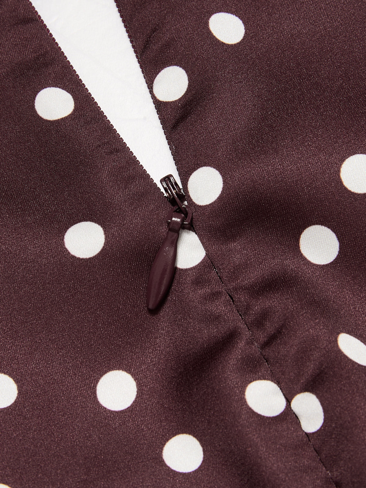 Lace Panel Polka Dot Short Sleeve Maxi Dress