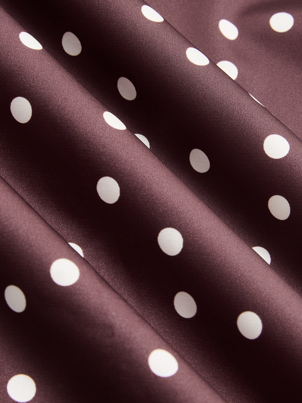 Lace Panel Polka Dot Short Sleeve Maxi Dress