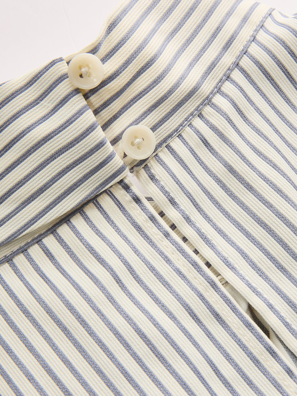 Sleeveless Striped High Neck Blouse