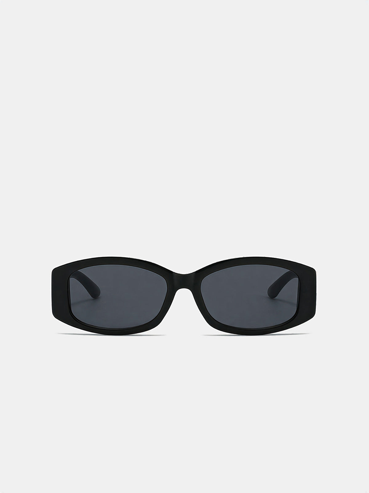 Quilted Temple Rectangular Sunglasses