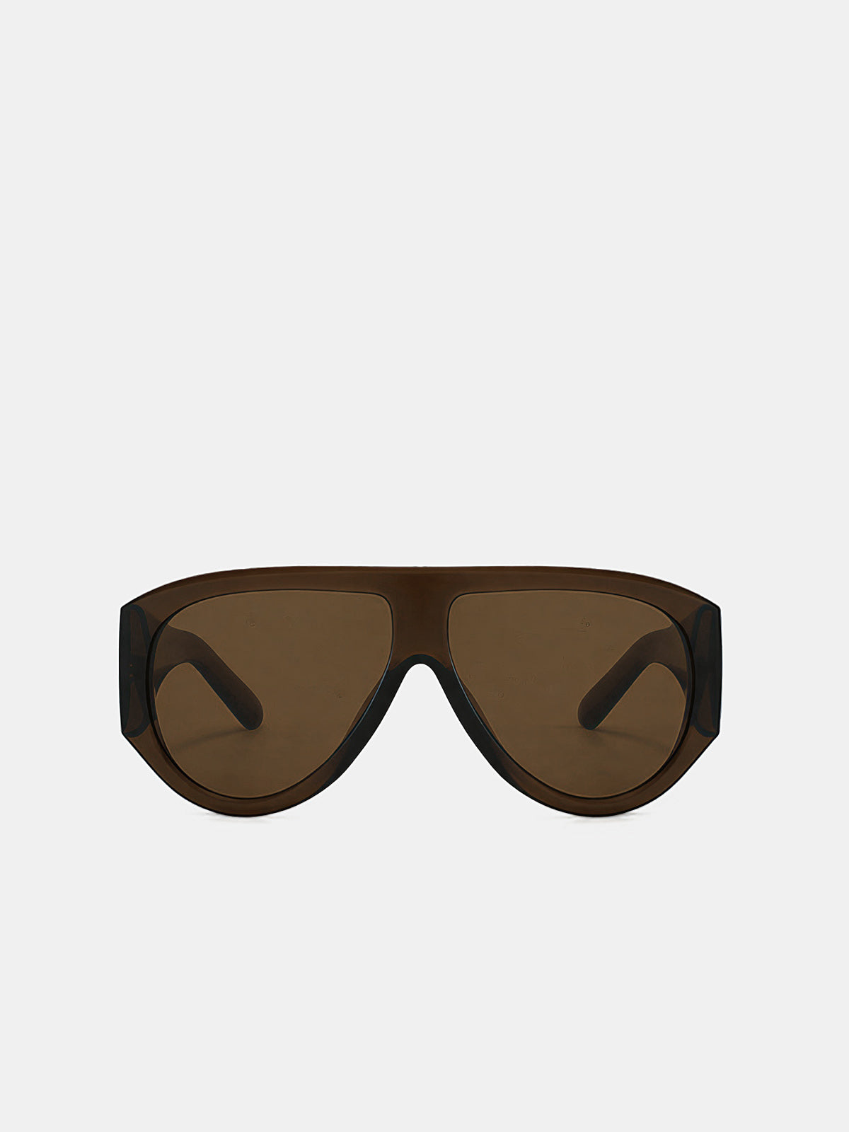 Trendy Oversized Shield Sunglasses