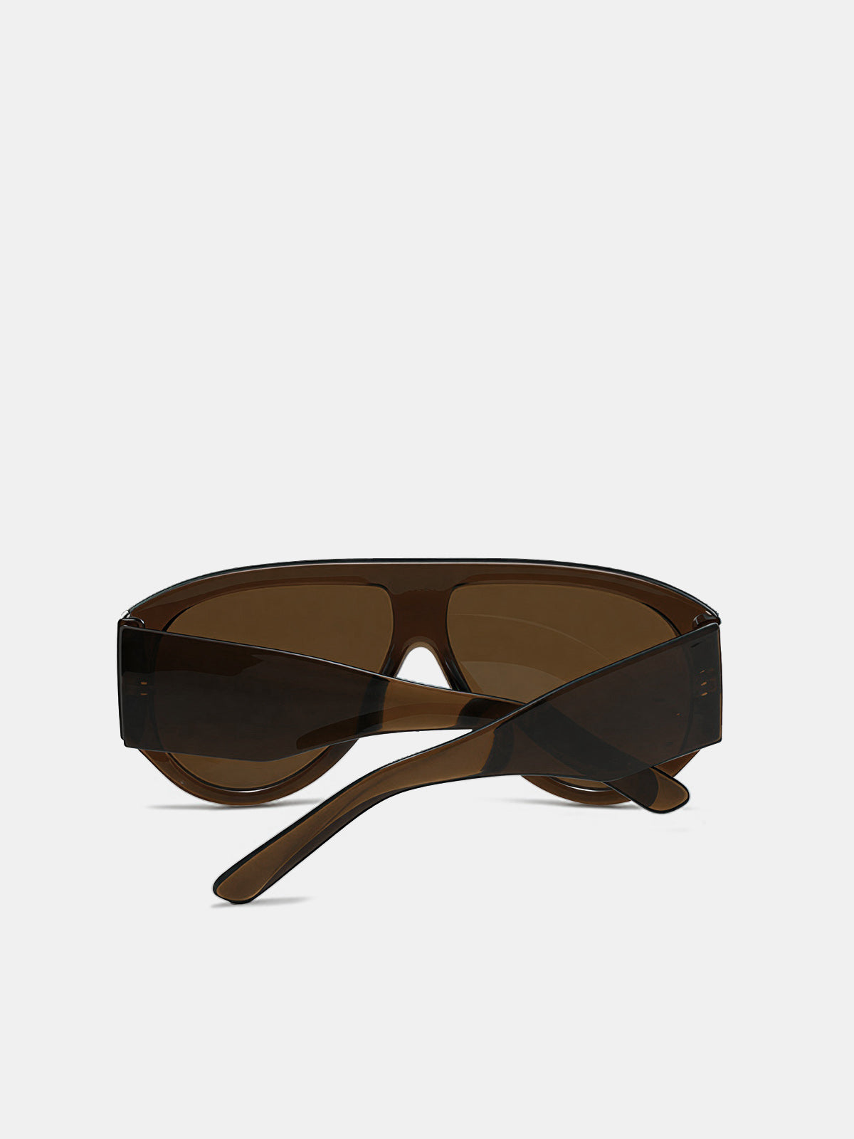 Trendy Oversized Shield Sunglasses