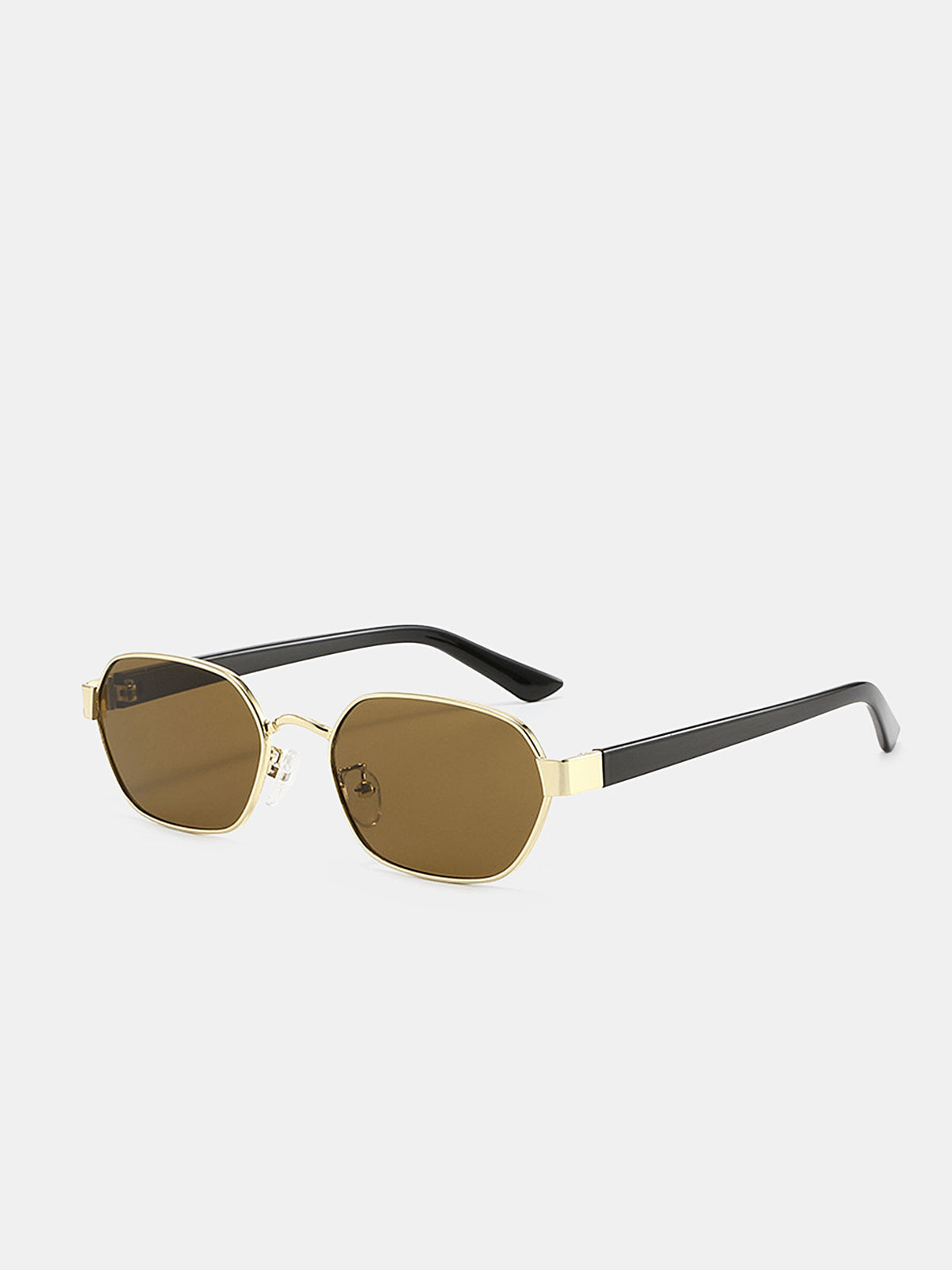 Vintage Rectangular Metal Sunglasses