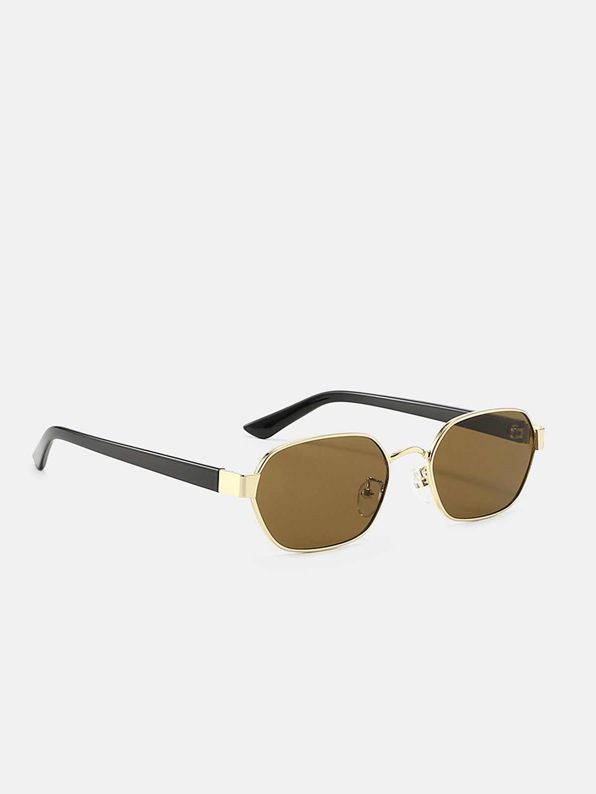 Vintage Rectangular Metal Sunglasses