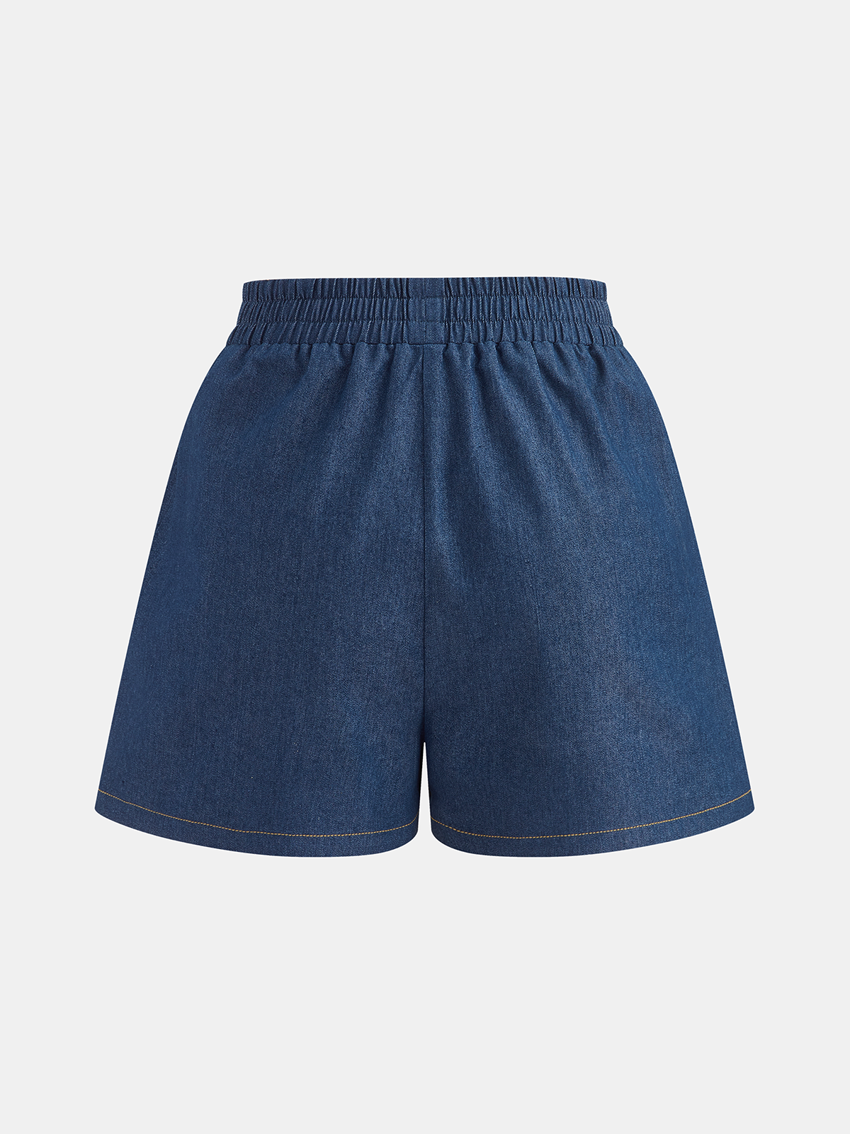 Set aus Neckholder-Weste und Shorts aus Baumwollmischgewebe