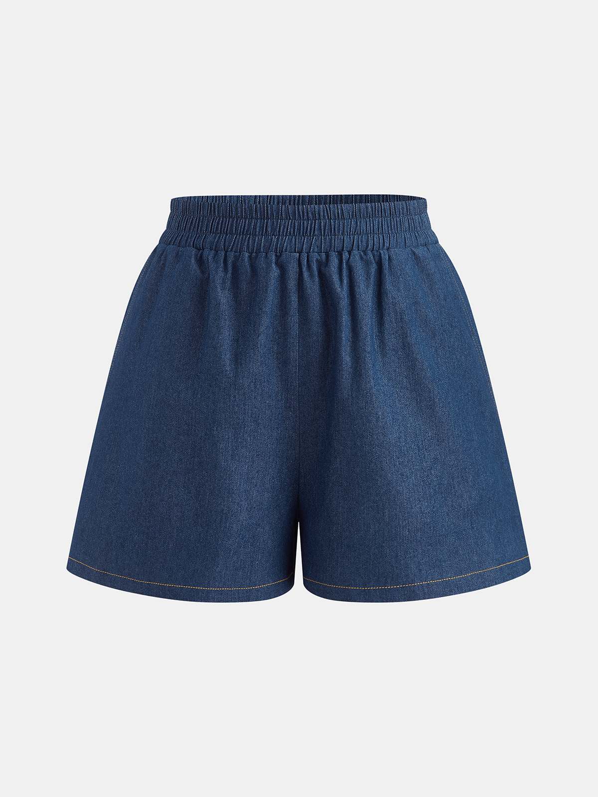 Set aus Neckholder-Weste und Shorts aus Baumwollmischgewebe