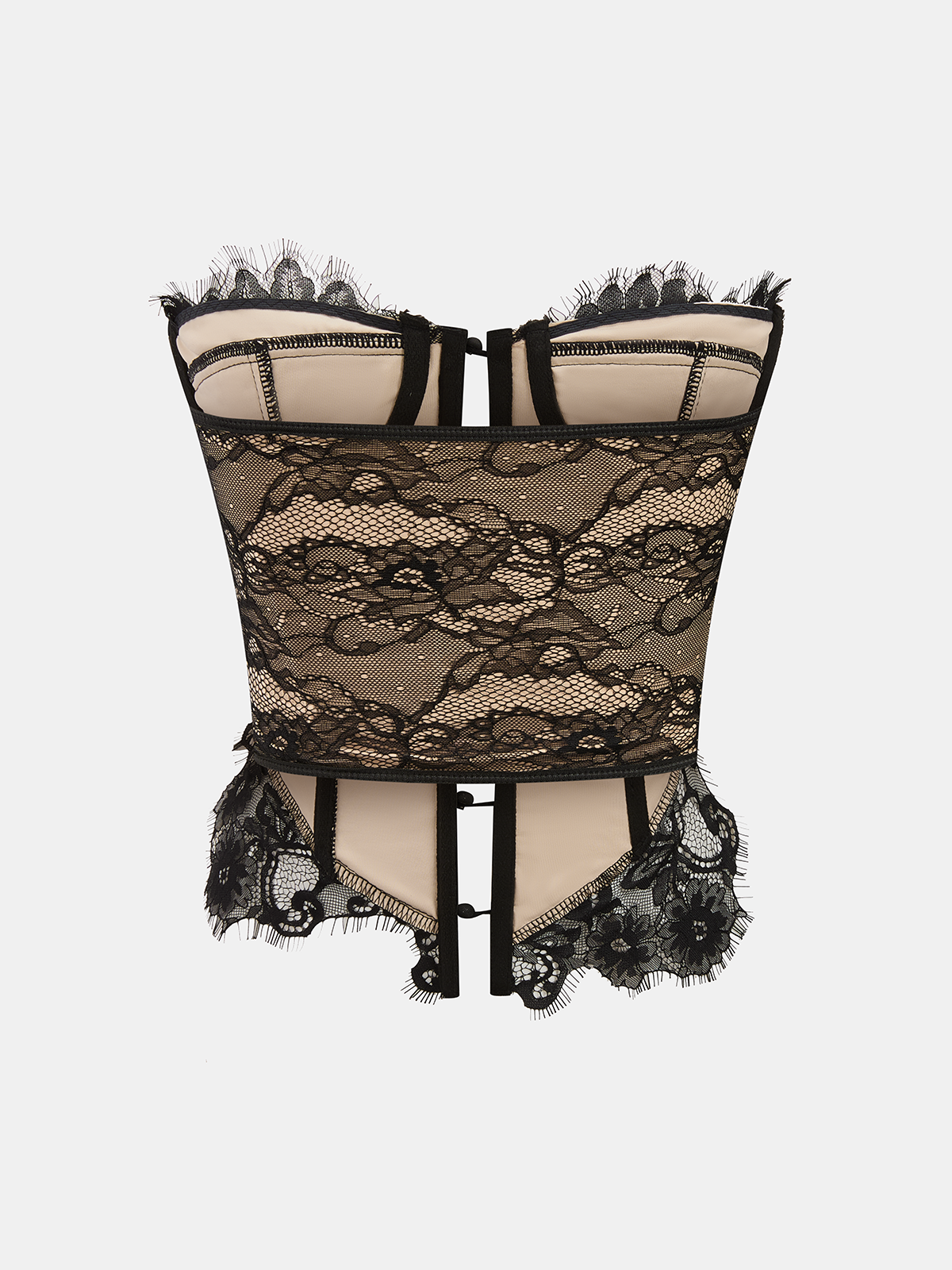 Lace Strapless Corset Top
