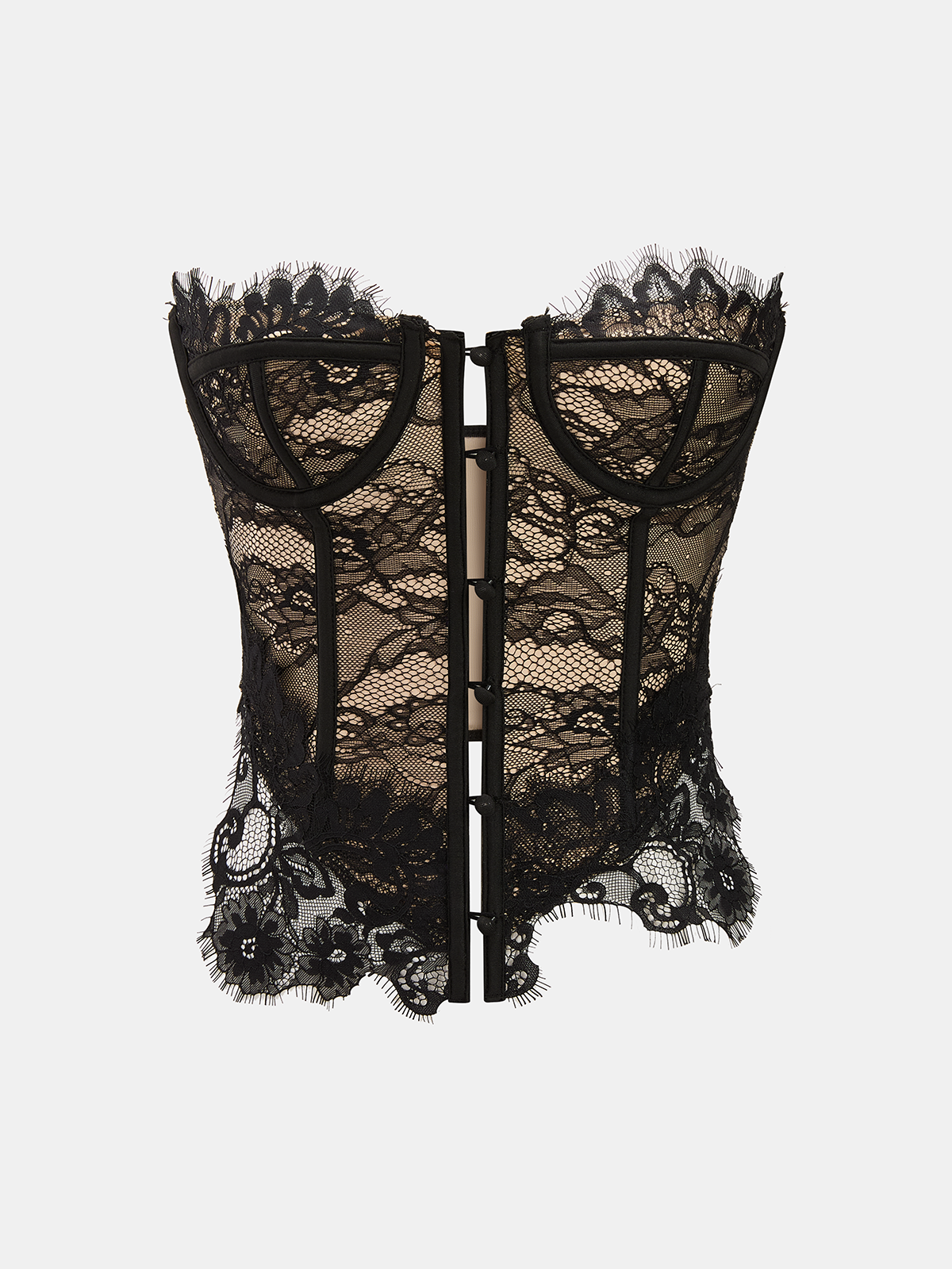 Lace Strapless Corset Top