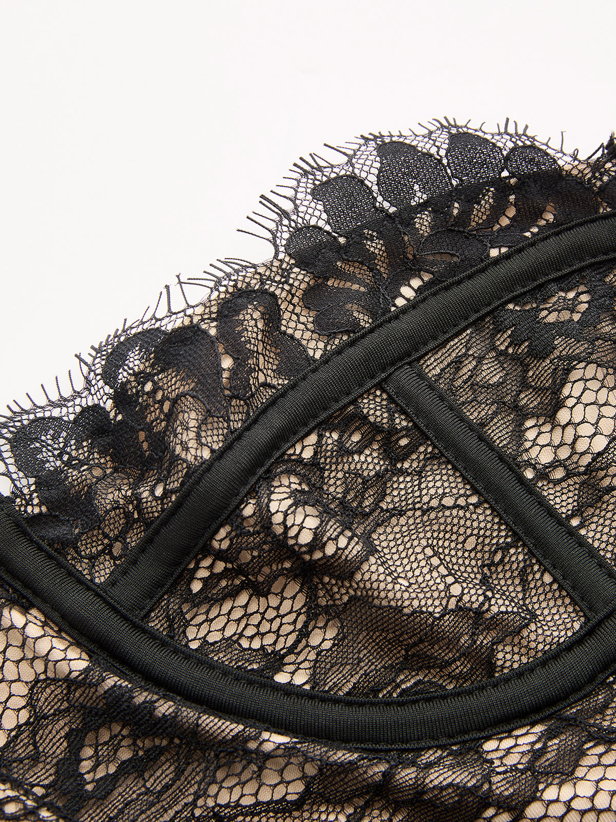 Lace Strapless Corset Top