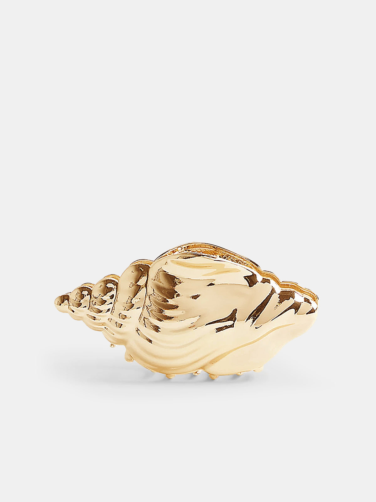 Conch Shell Shaped Metal Hair Claw