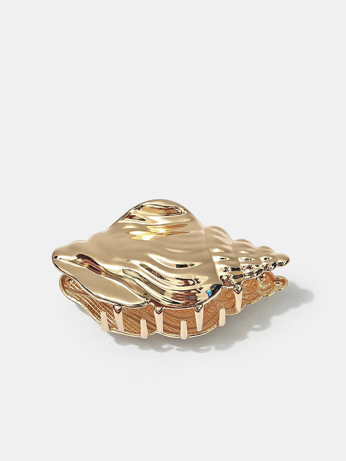 Conch Shell Shaped Metal Hair Claw