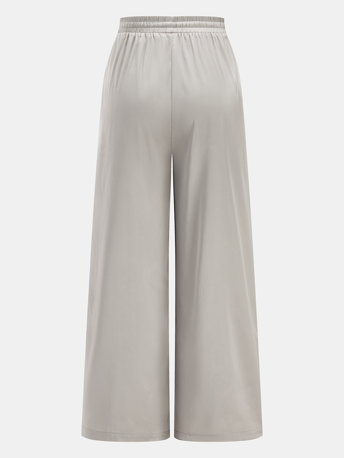 Satin One-Shoulder Top & Drawstring Pants Set