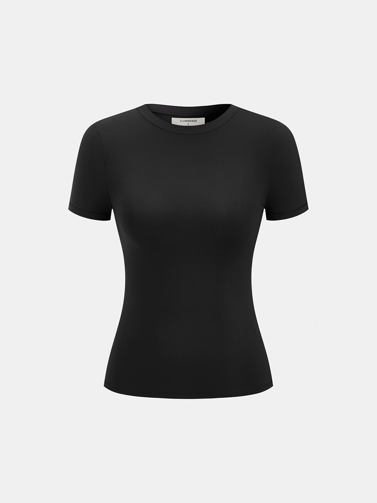 High Stretch Knit Short Sleeve Top