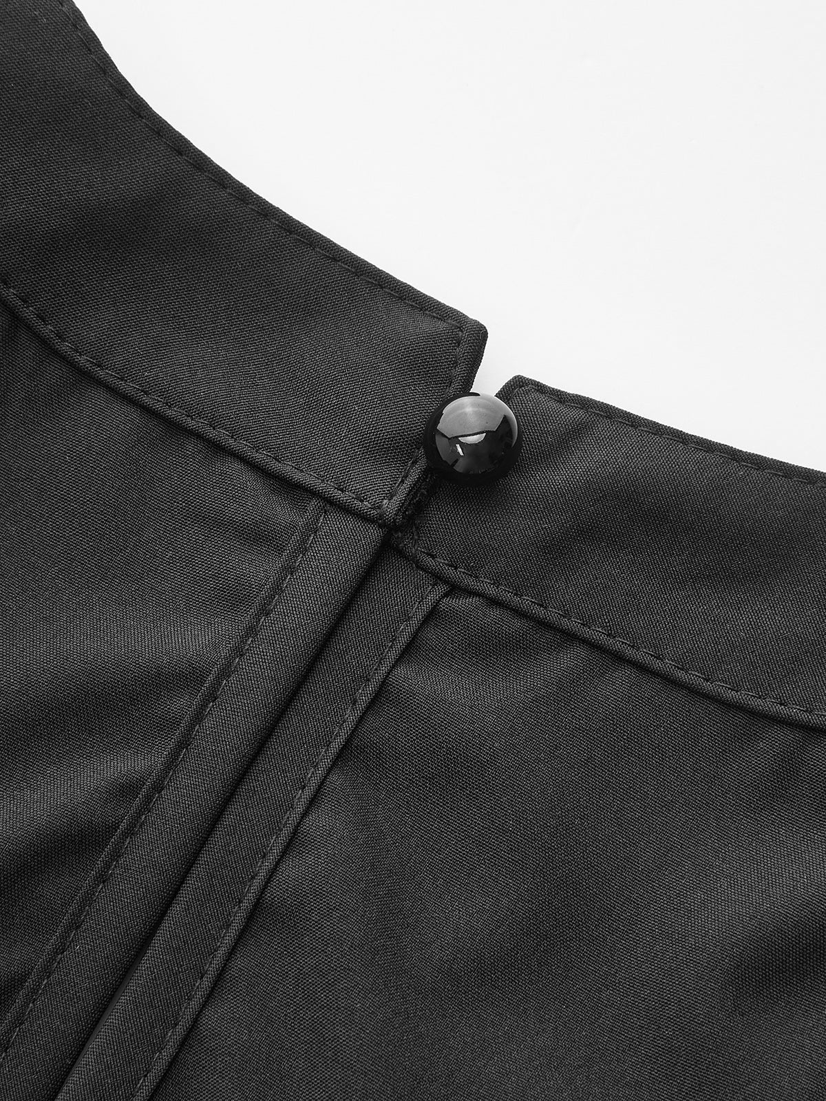 Metal Detail Keyhole Neck Sleeveless Blouse