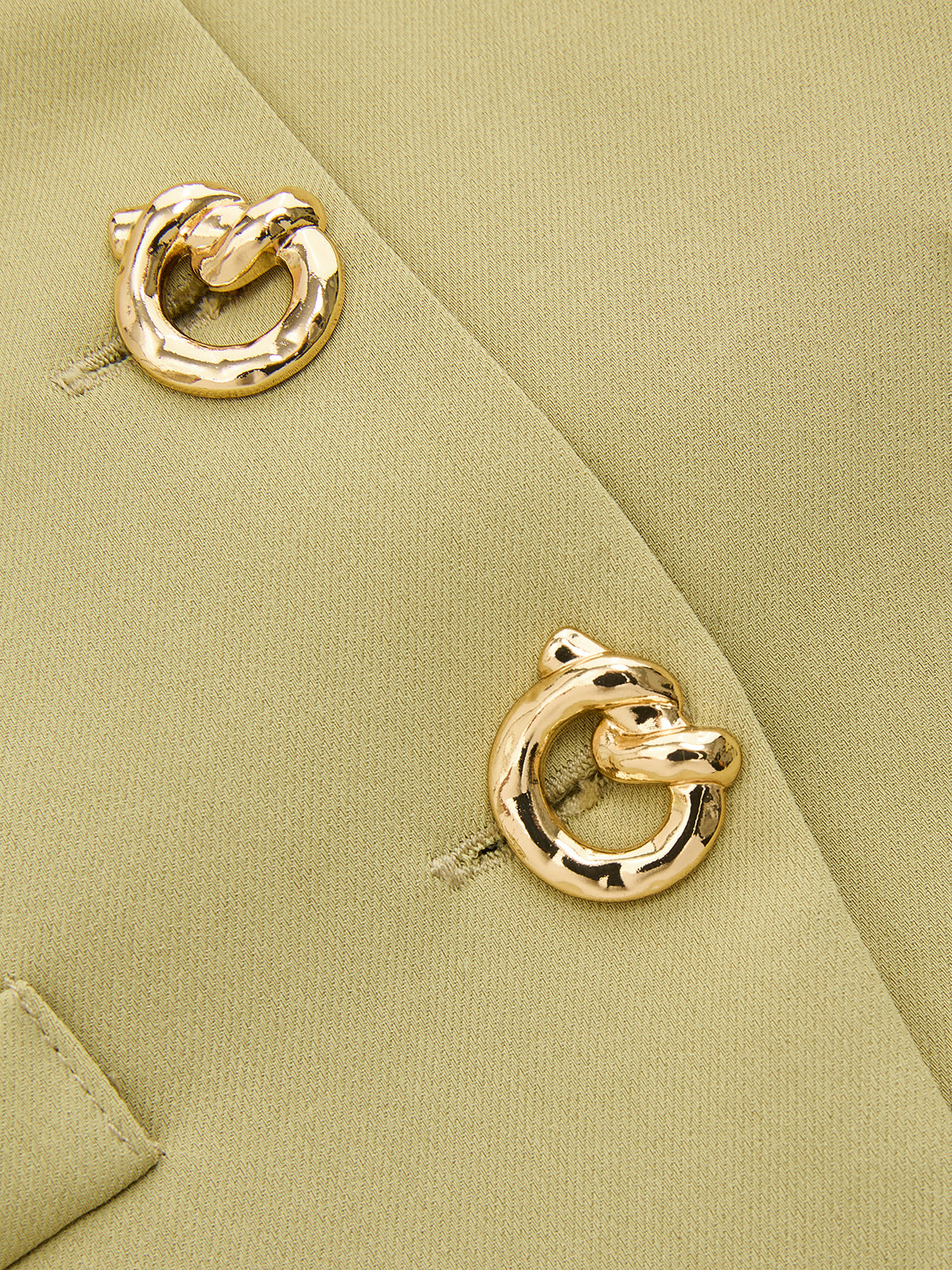 Metal Detail One-Shoulder Asymmetric Vest