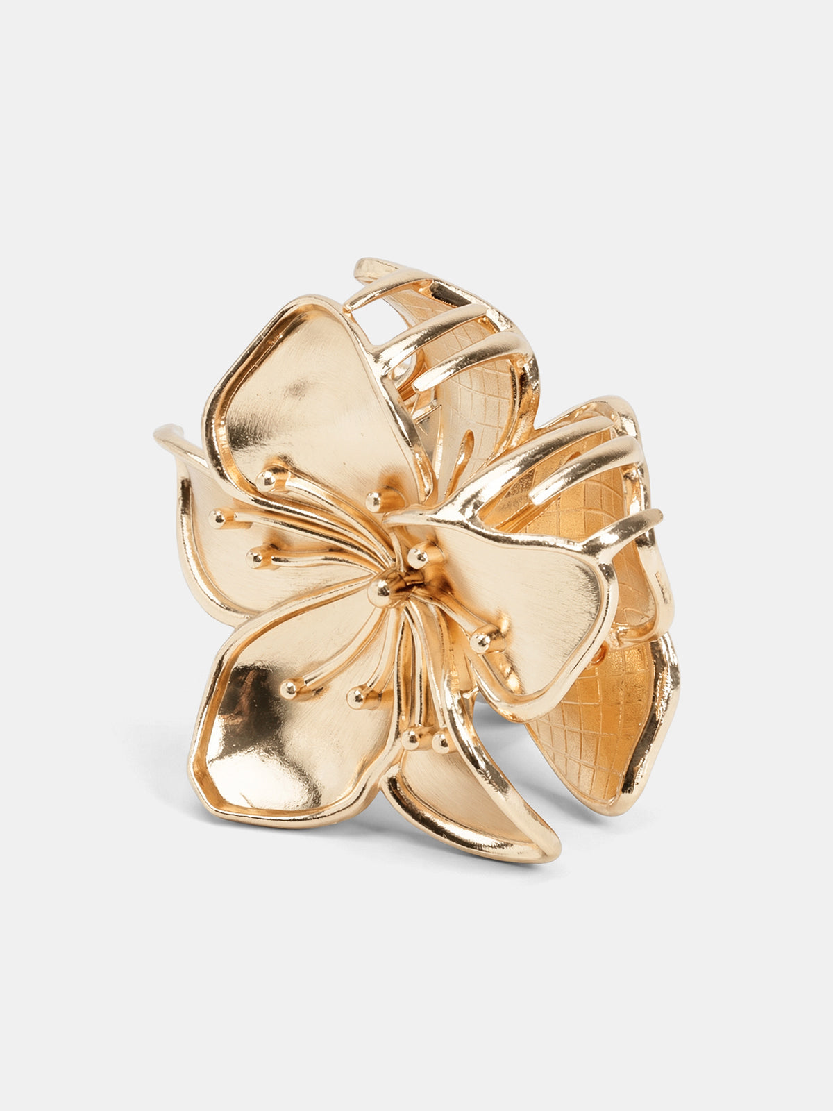 Flower Shaped Hair Claw Clip