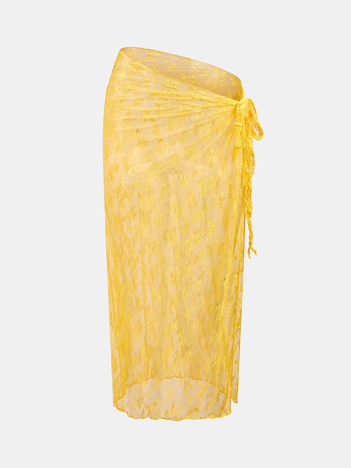 Printed One Piece Swimsuit Sarong Skirt Set