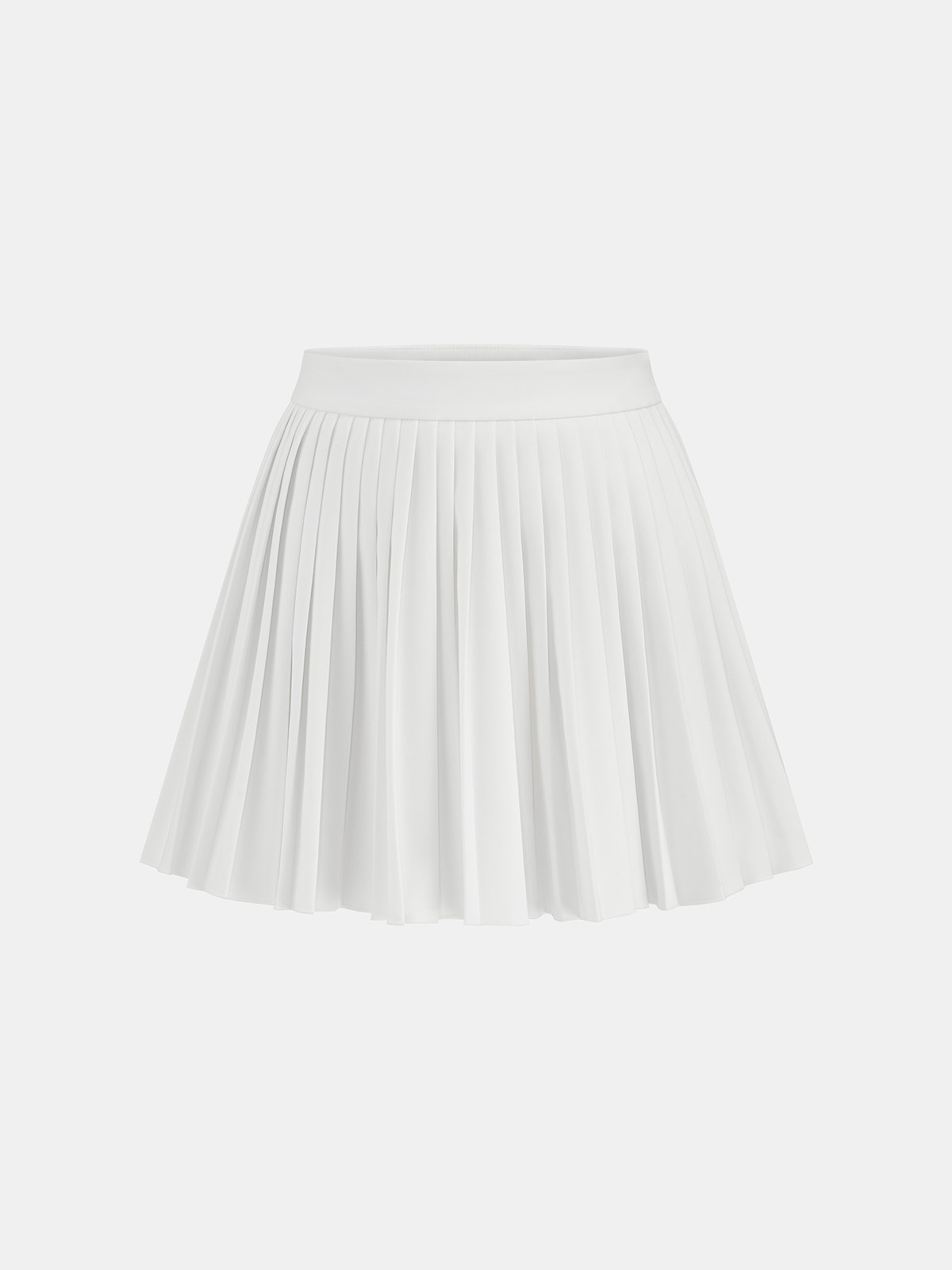 Halter Buttoned Vest & Pleated Mini Skirt Set