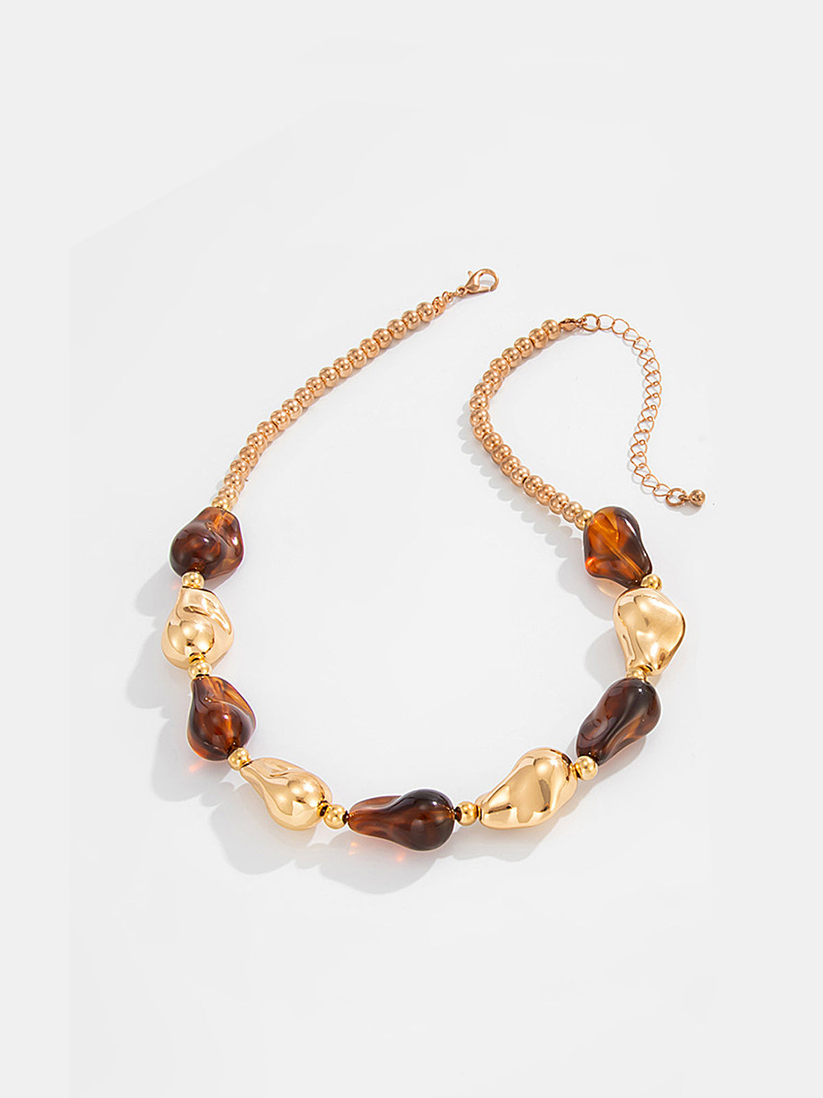 Chunky Irregular Beaded Necklace