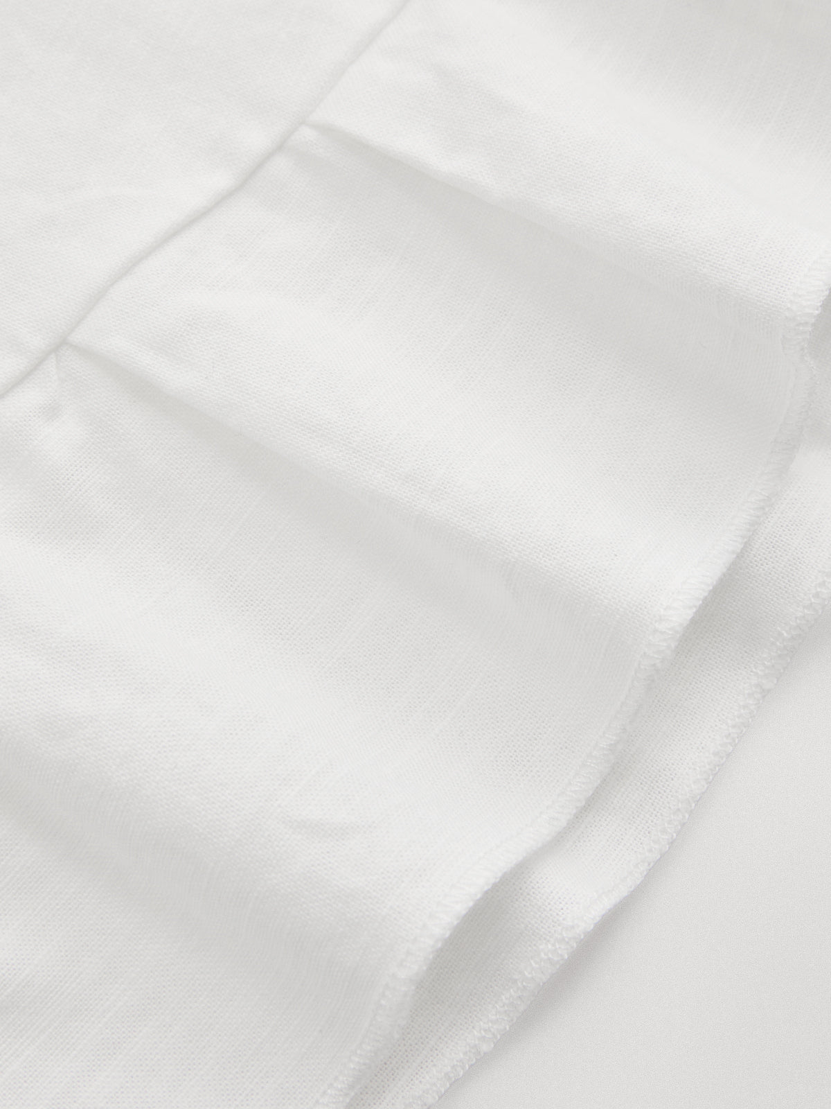 Set aus Baumwollbluse mit Bindegürtel und Rüschenshorts