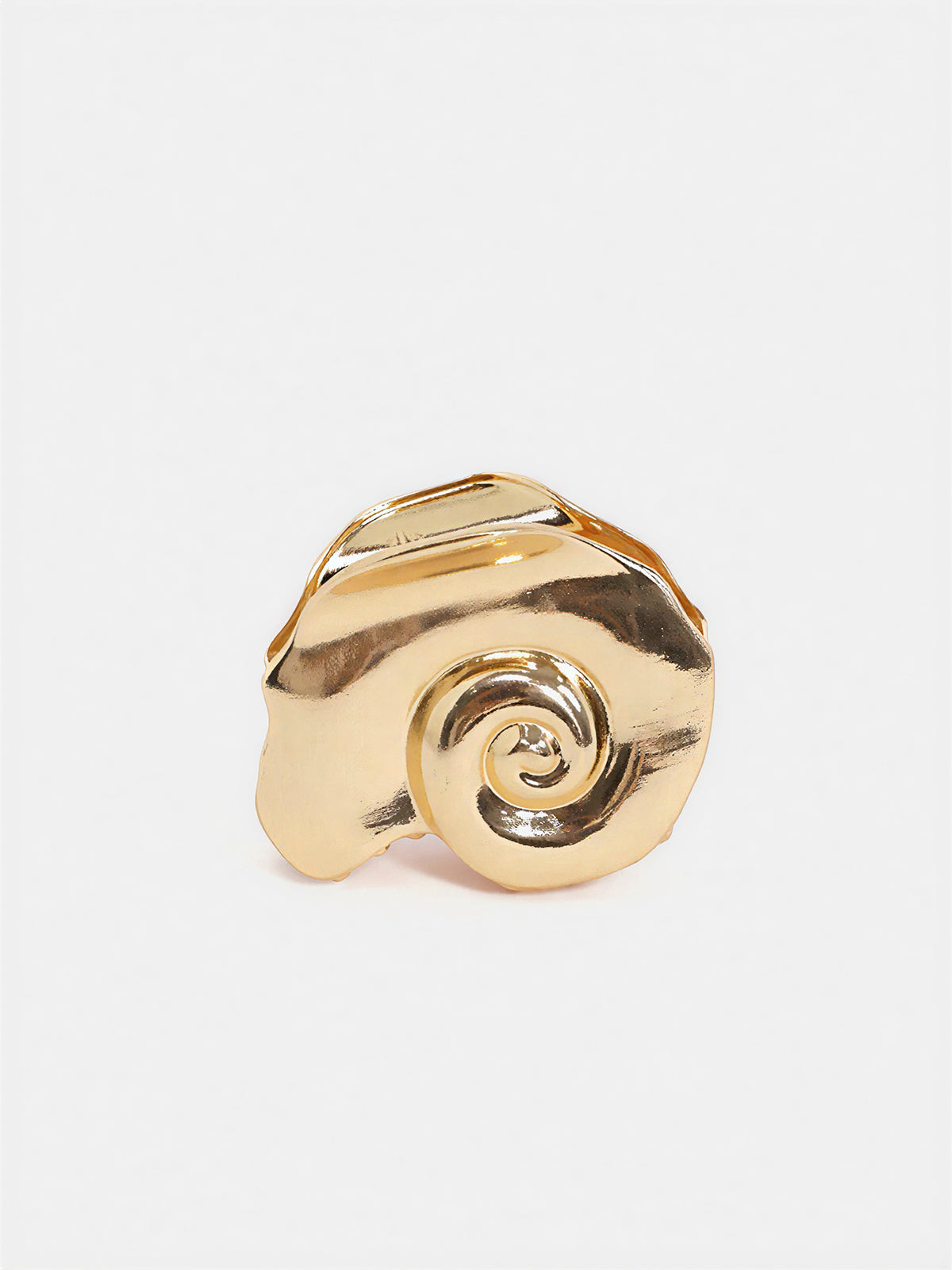 Spiral Conch Metal Hair Claw