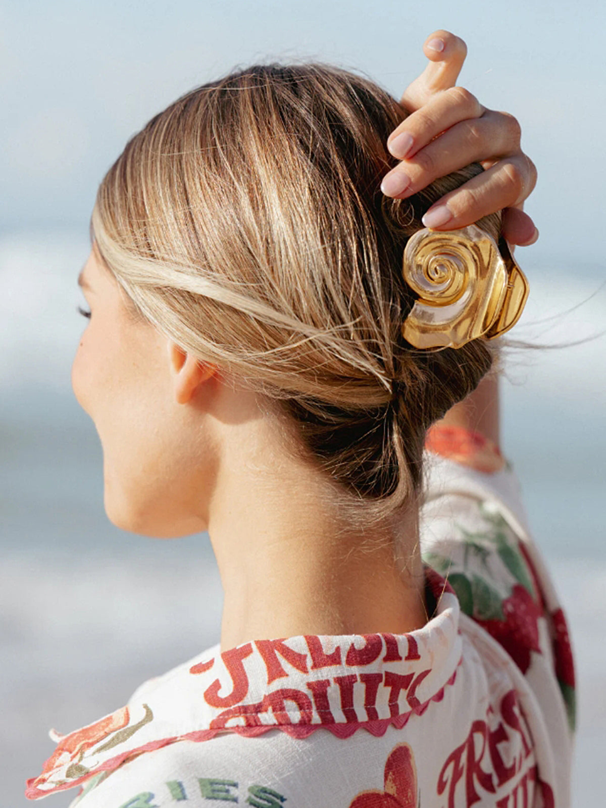 Spiral Conch Metal Hair Claw