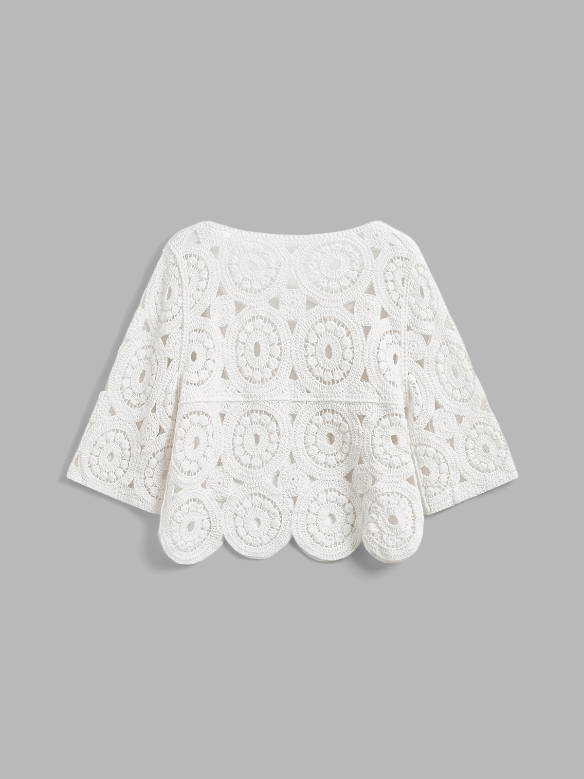 Crochet Lace Short sleeve Top & Shorts Set