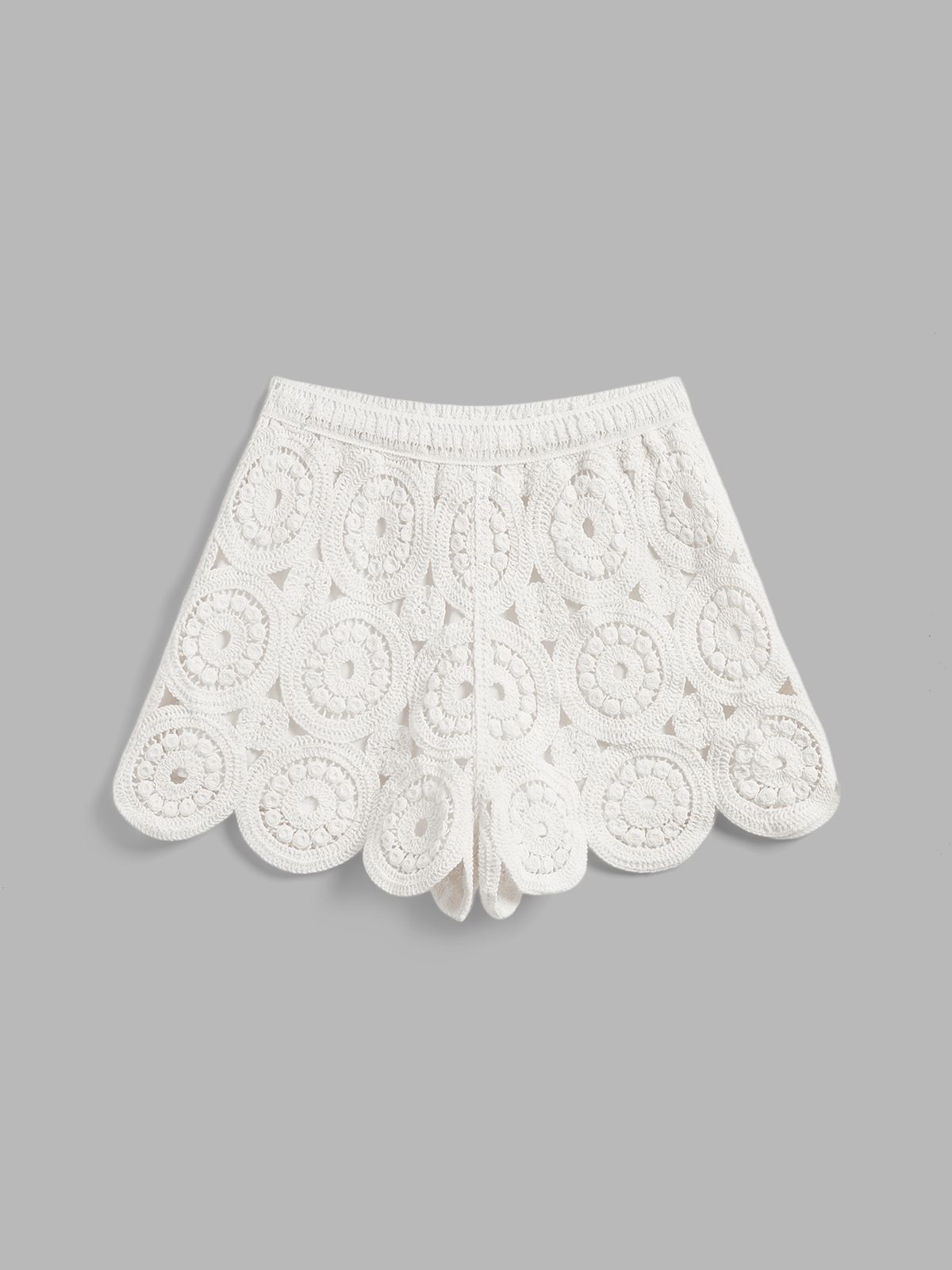 Crochet Lace Short sleeve Top & Shorts Set
