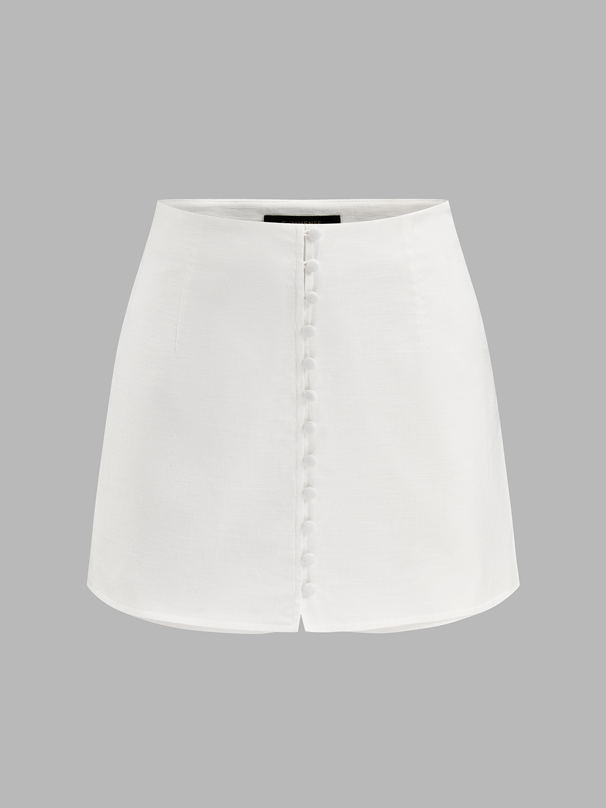 Cotton Linen Halter Top & Mini Skirt Set